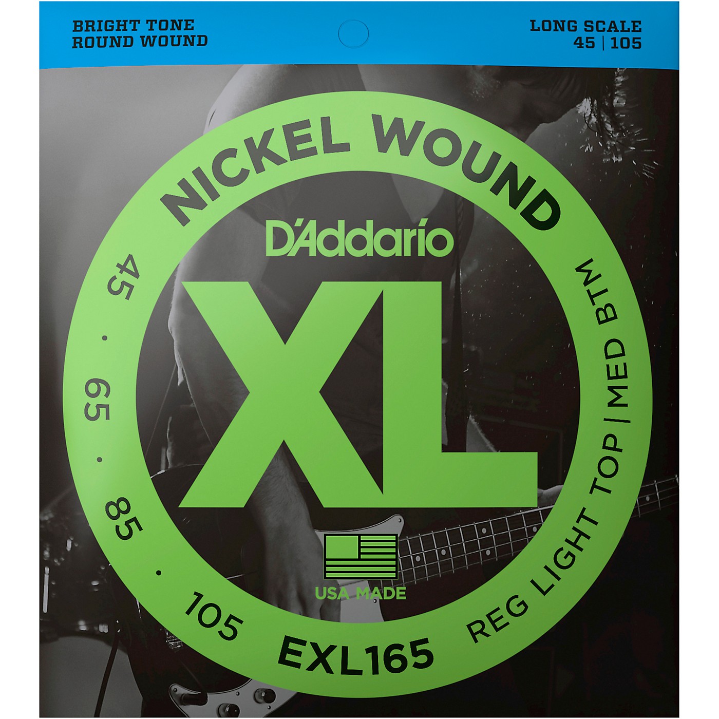 D'Addario EXL165 XL Nickel Round Wound Soft/Regular Bass Strings thumbnail
