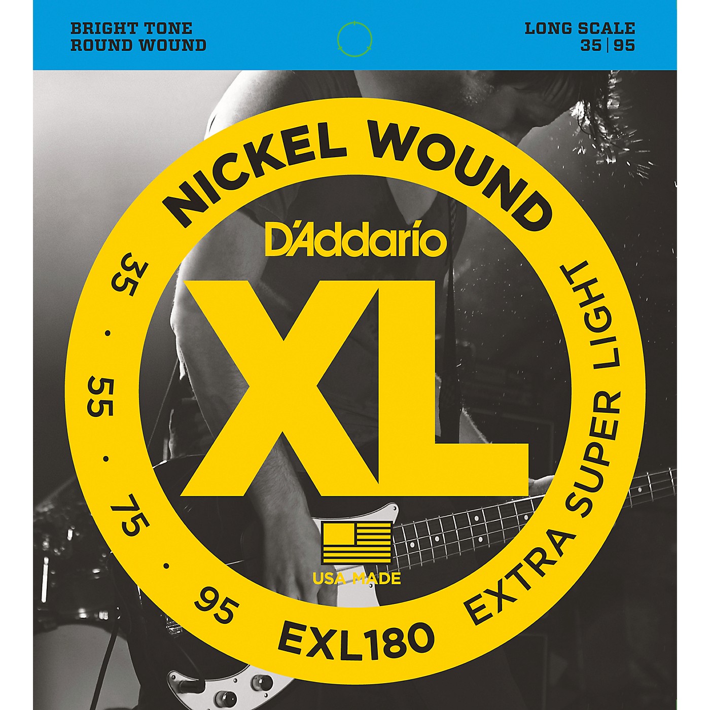 D'Addario EXL180 XL Extra Super Soft/Long Bass Strings thumbnail