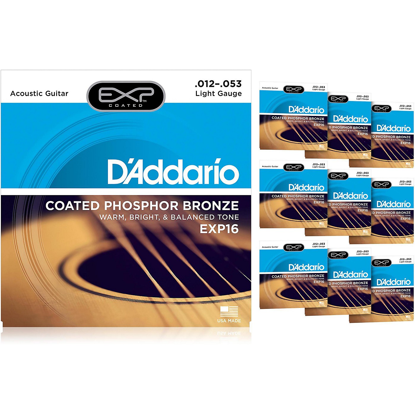 D'Addario EXP16 Acoustic Strings 10Pack Woodwind & Brasswind