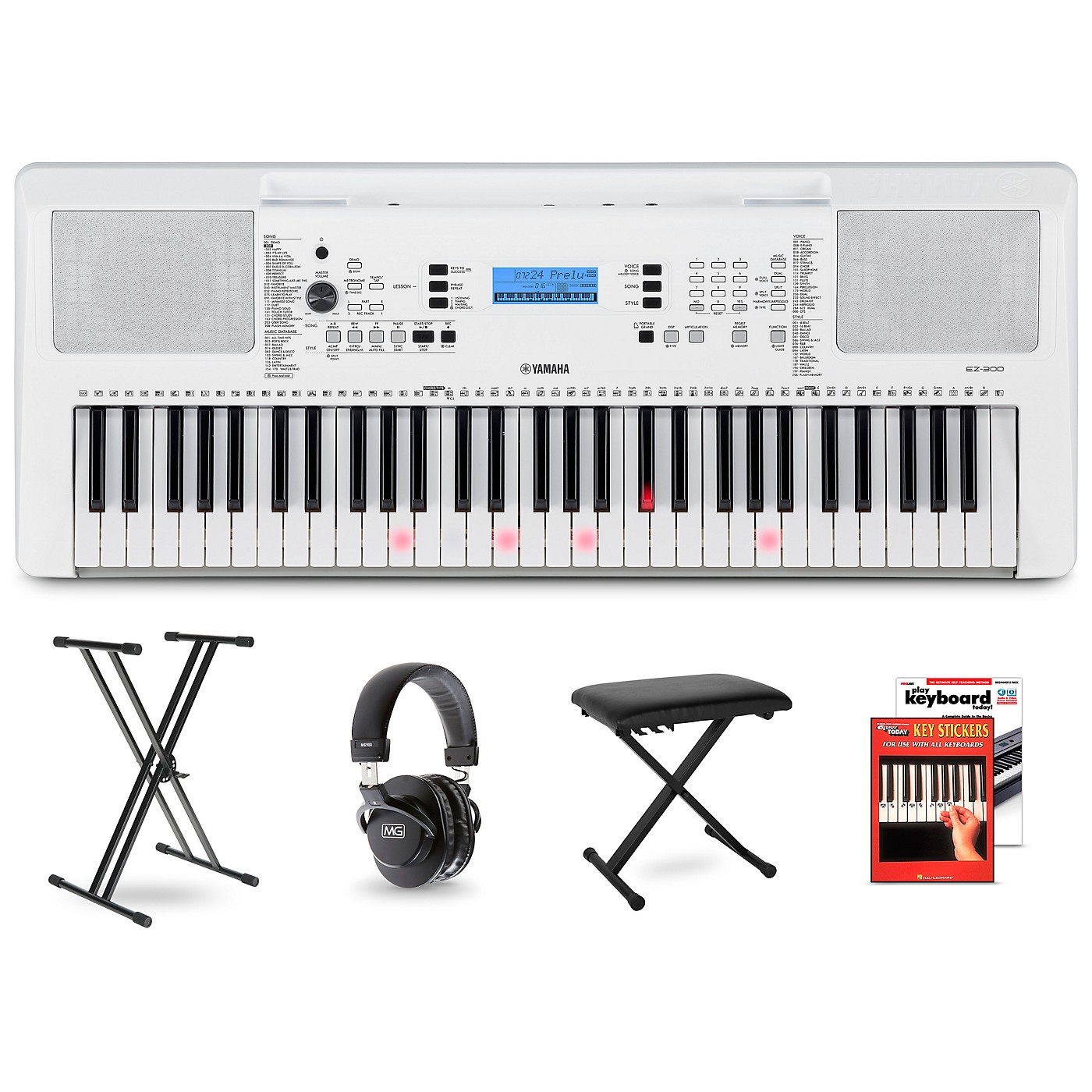 Yamaha EZ-300 Digital Keyboard Package thumbnail