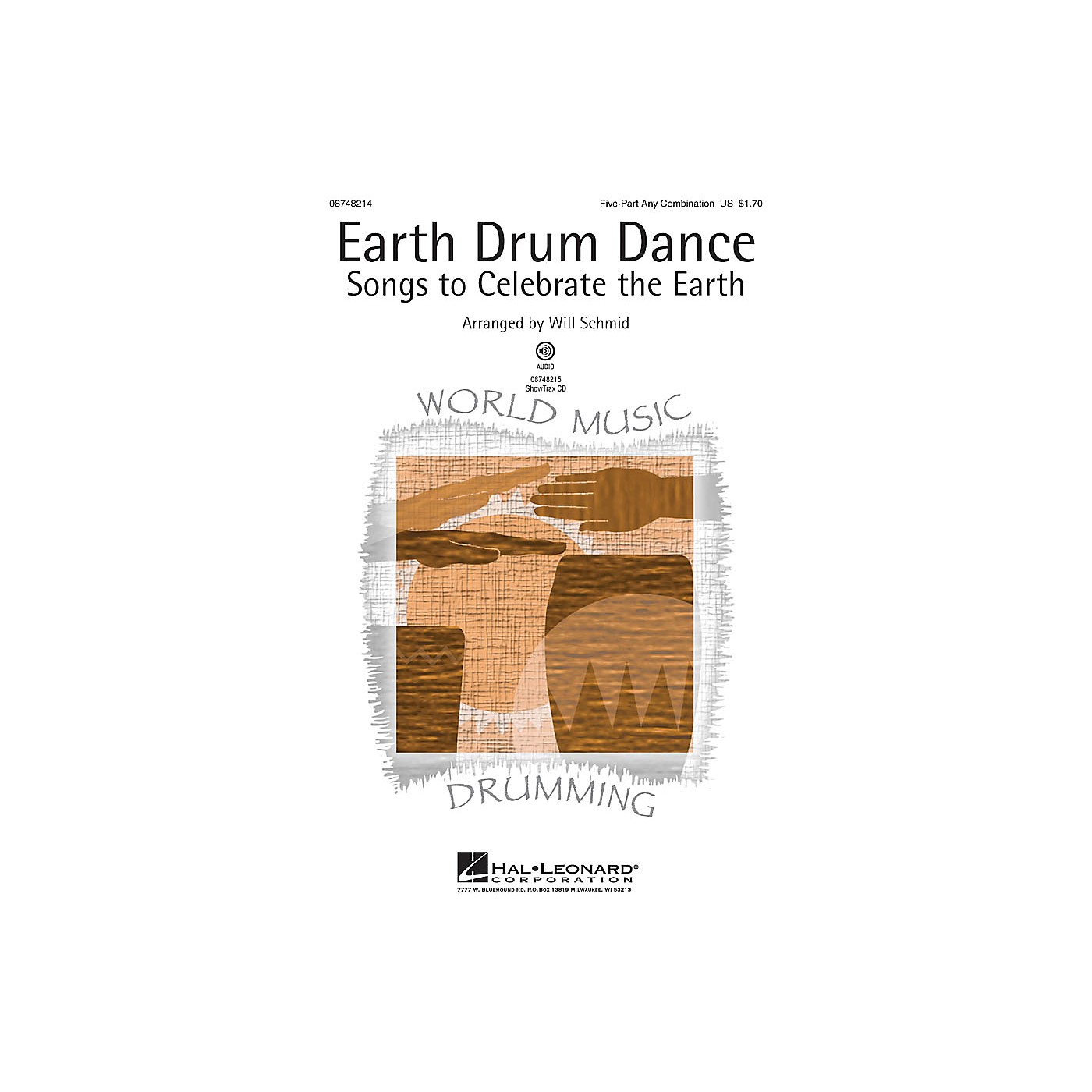Hal Leonard Earth Drum Dance 5-Part Any Combination arranged by Will Schmid thumbnail
