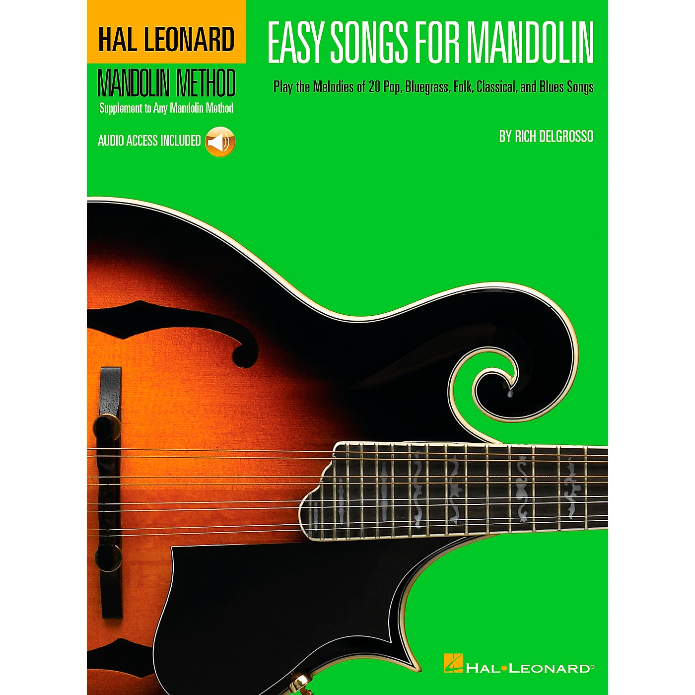Hal Leonard Easy Songs for Mandolin Tab Book with CD Method Supplement thumbnail