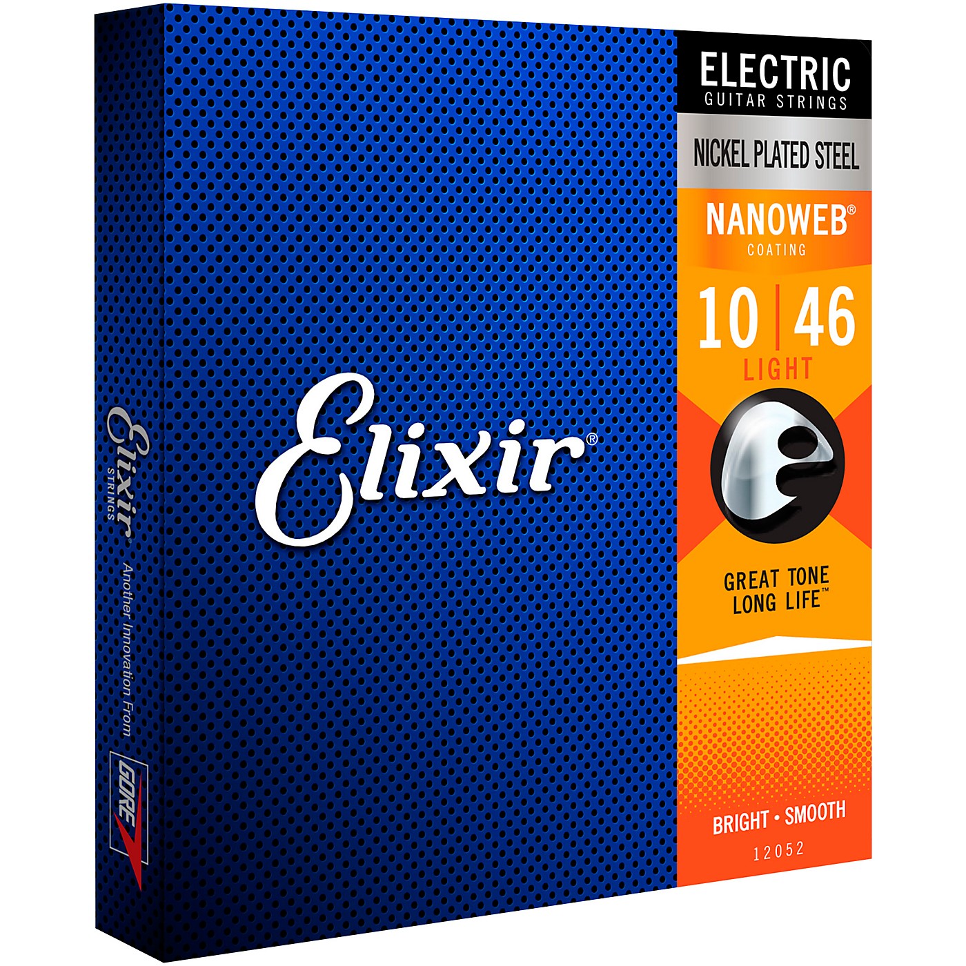 Elixir Electric Guitar Strings with NANOWEB Coating, Light (.010-.046) thumbnail