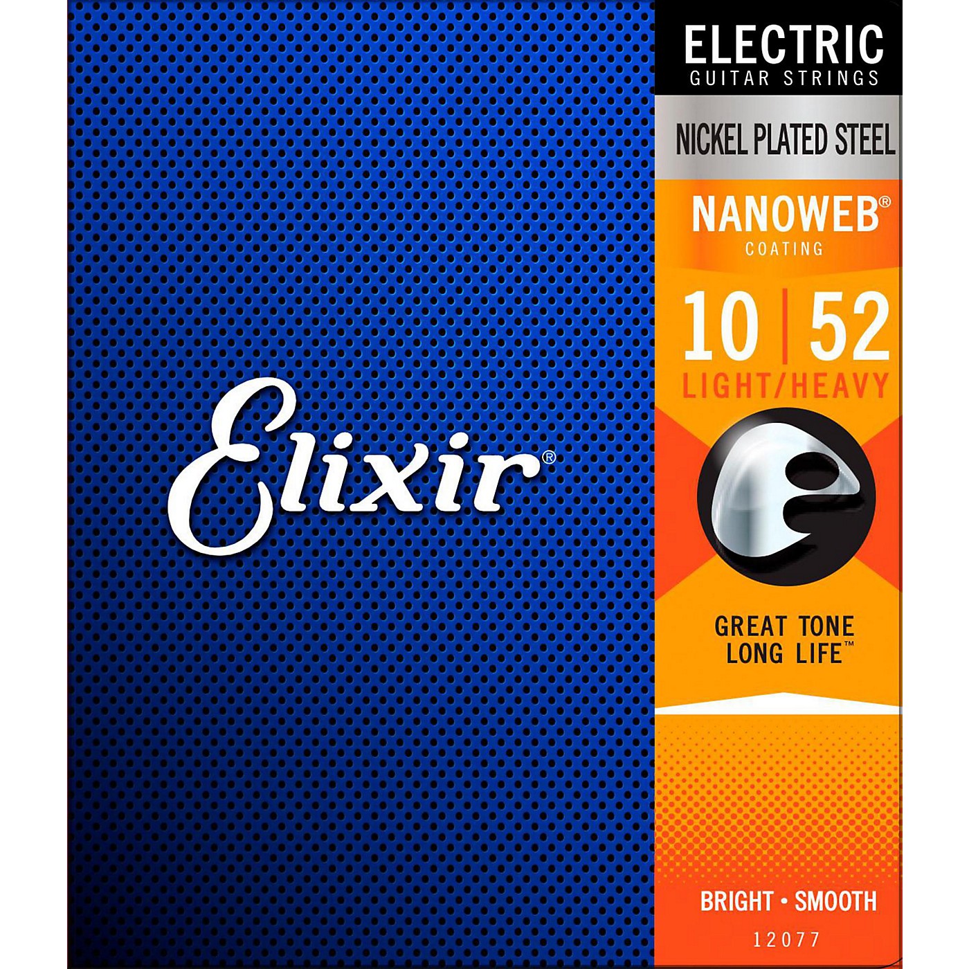 Elixir Electric Guitar Strings with NANOWEB Coating, Light/Heavy (.010-.052) thumbnail