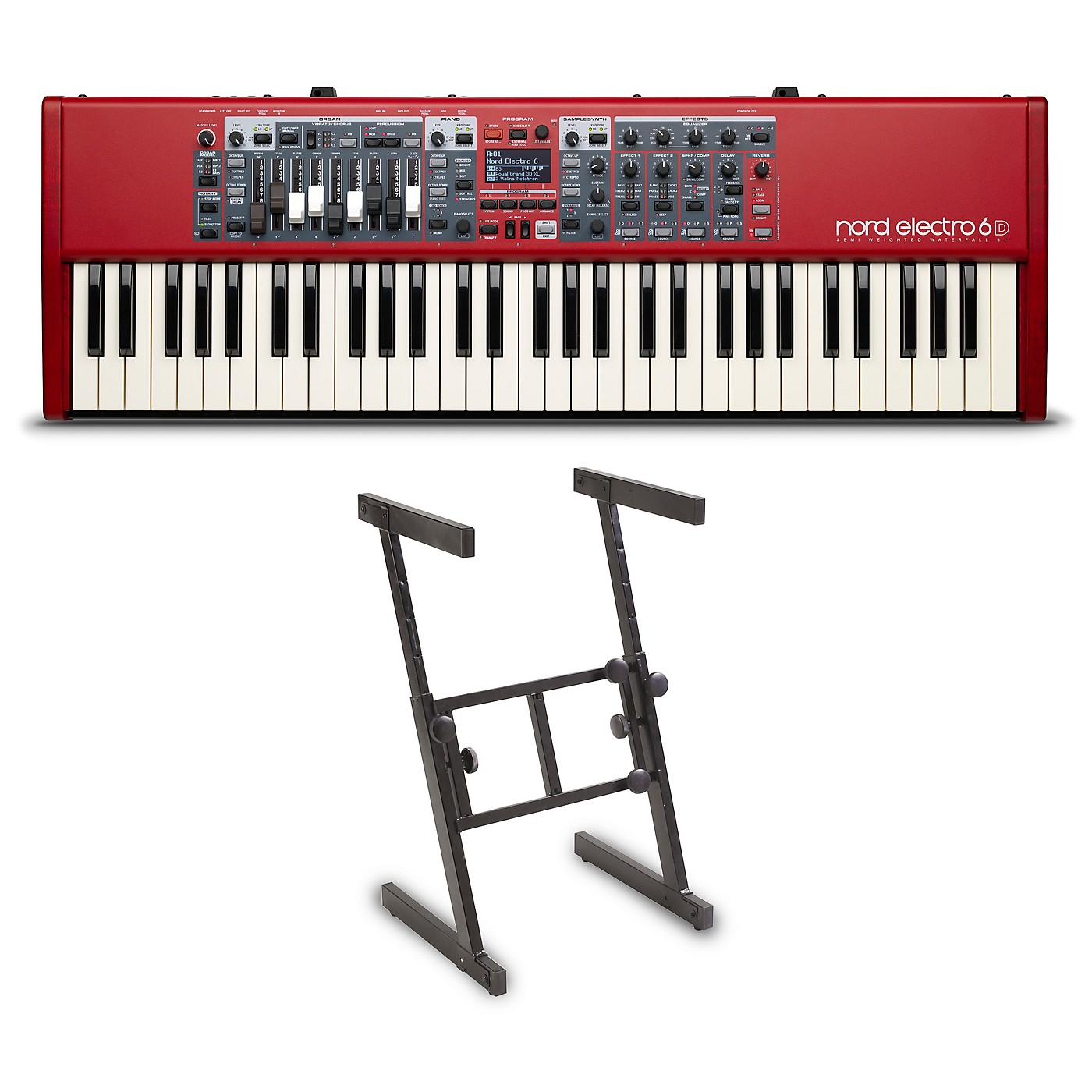 Nord Electro 6D 61-Key Keyboard and Z Stand thumbnail
