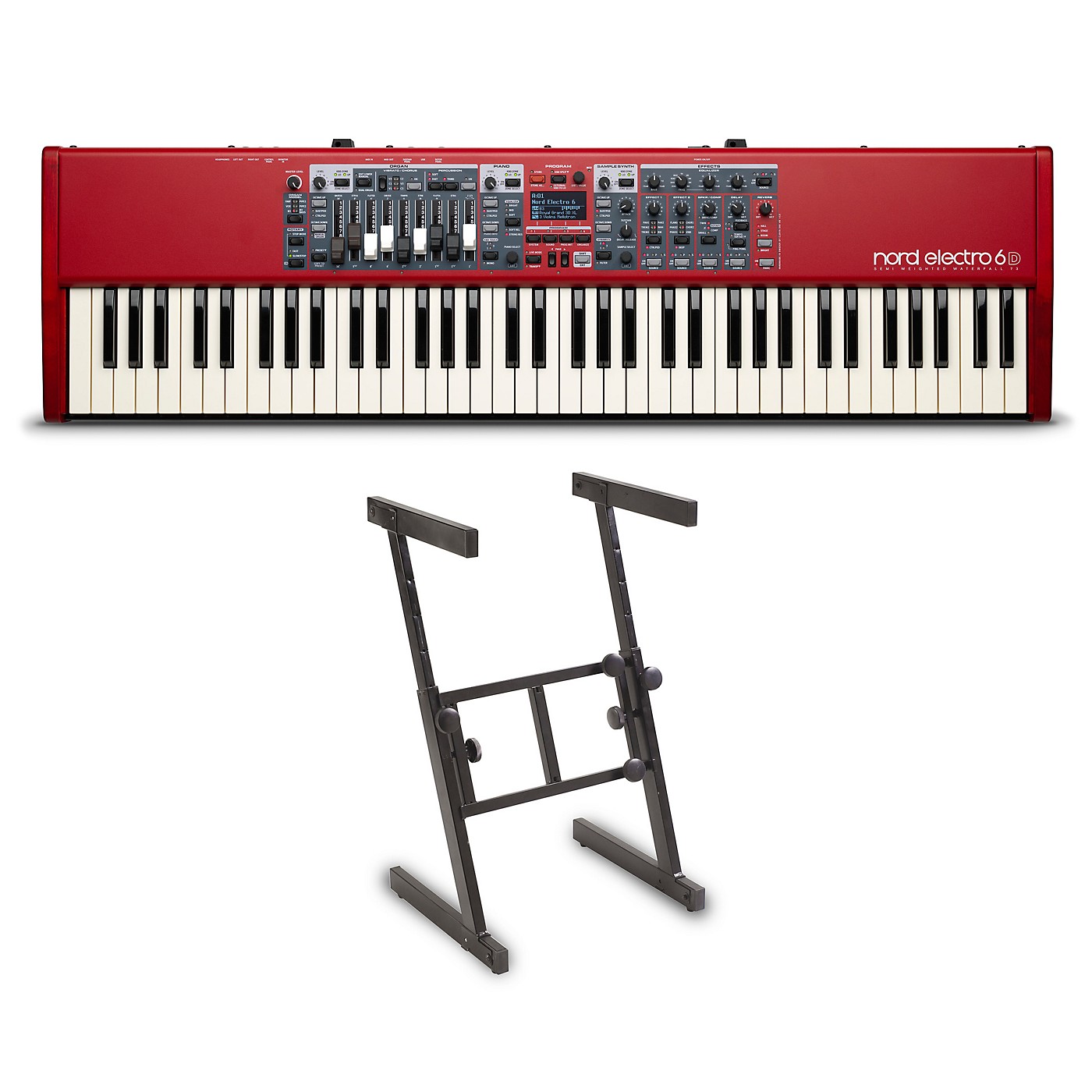 Nord Electro 6D 73-Key Keyboard and Z Stand thumbnail