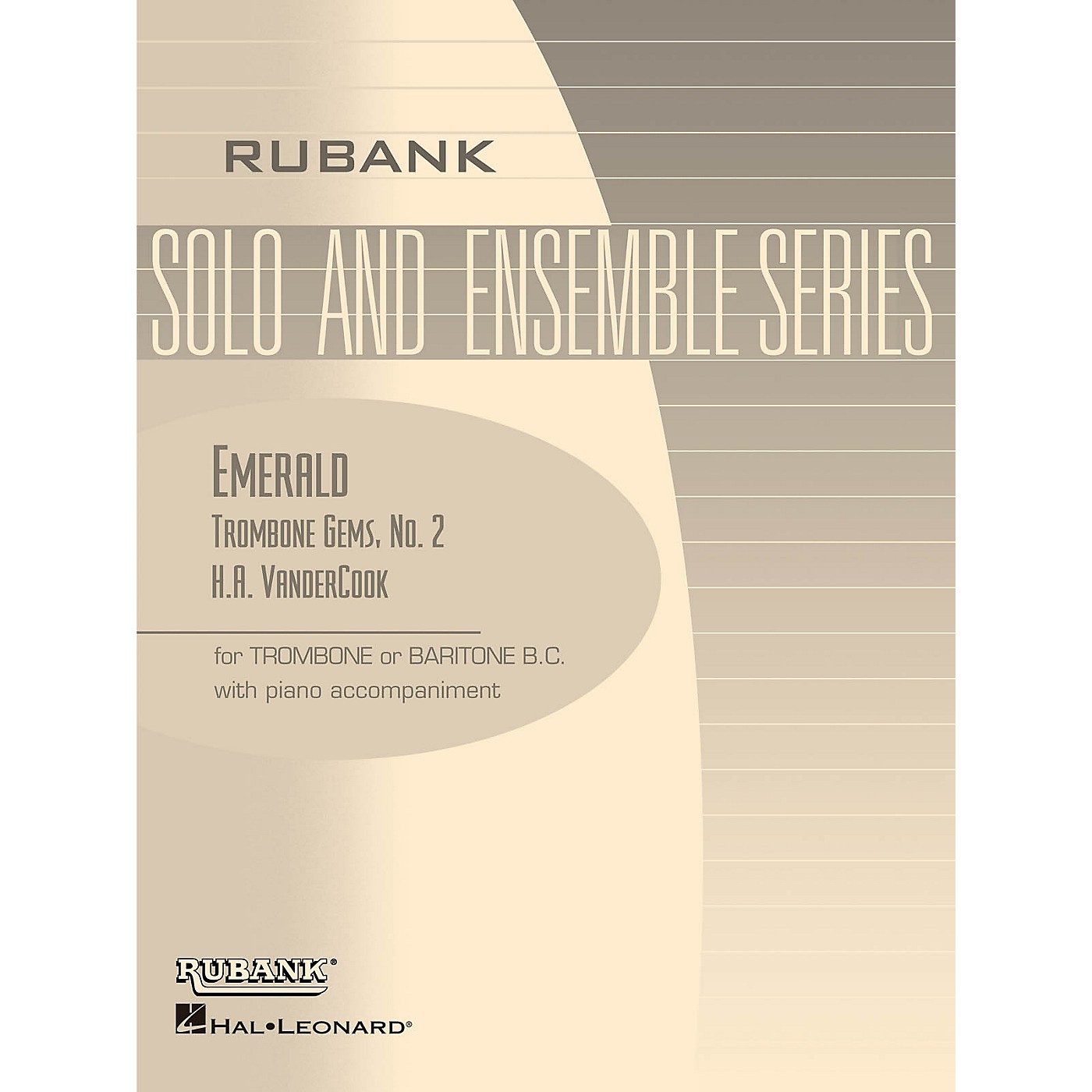 Rubank Publications Emerald (Trombone (Baritone B.C.) Solo with Piano - Grade 1) Rubank Solo/Ensemble Sheet Series thumbnail