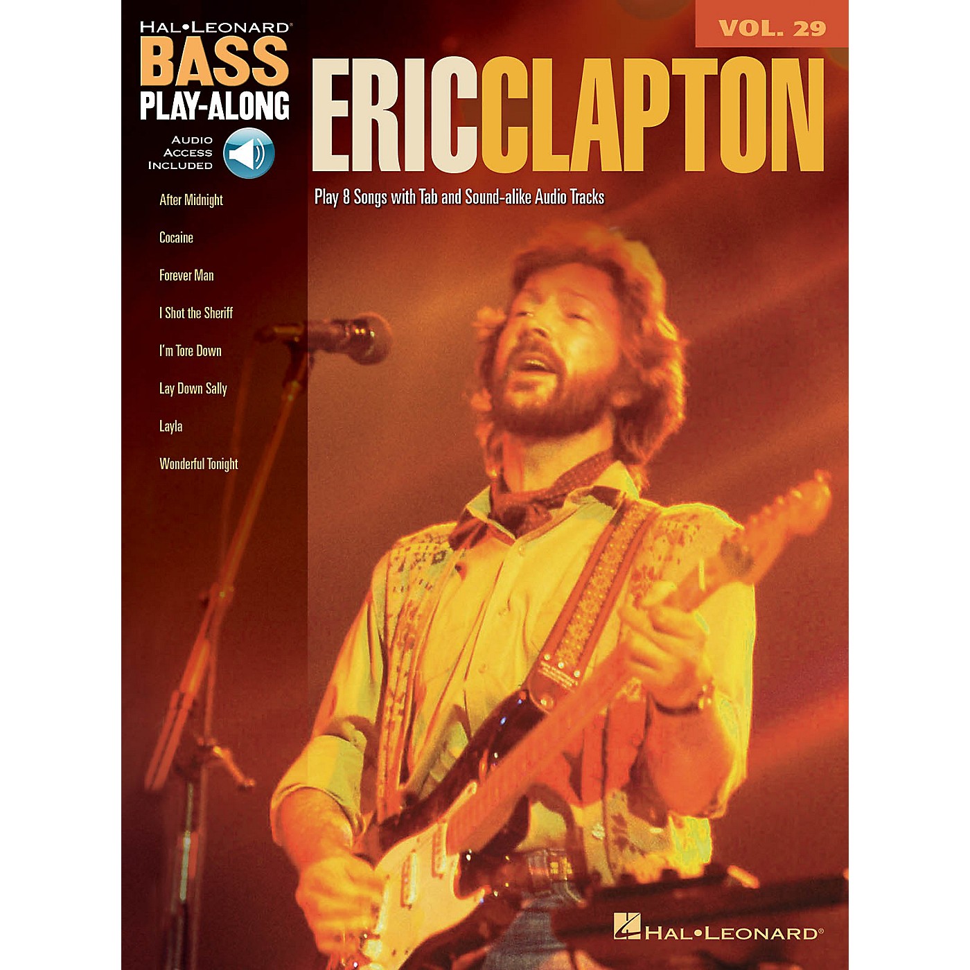 Hal Leonard Eric Clapton (Bass Play-Along Volume 29) Bass Play-Along Series Softcover with CD by Eric Clapton thumbnail