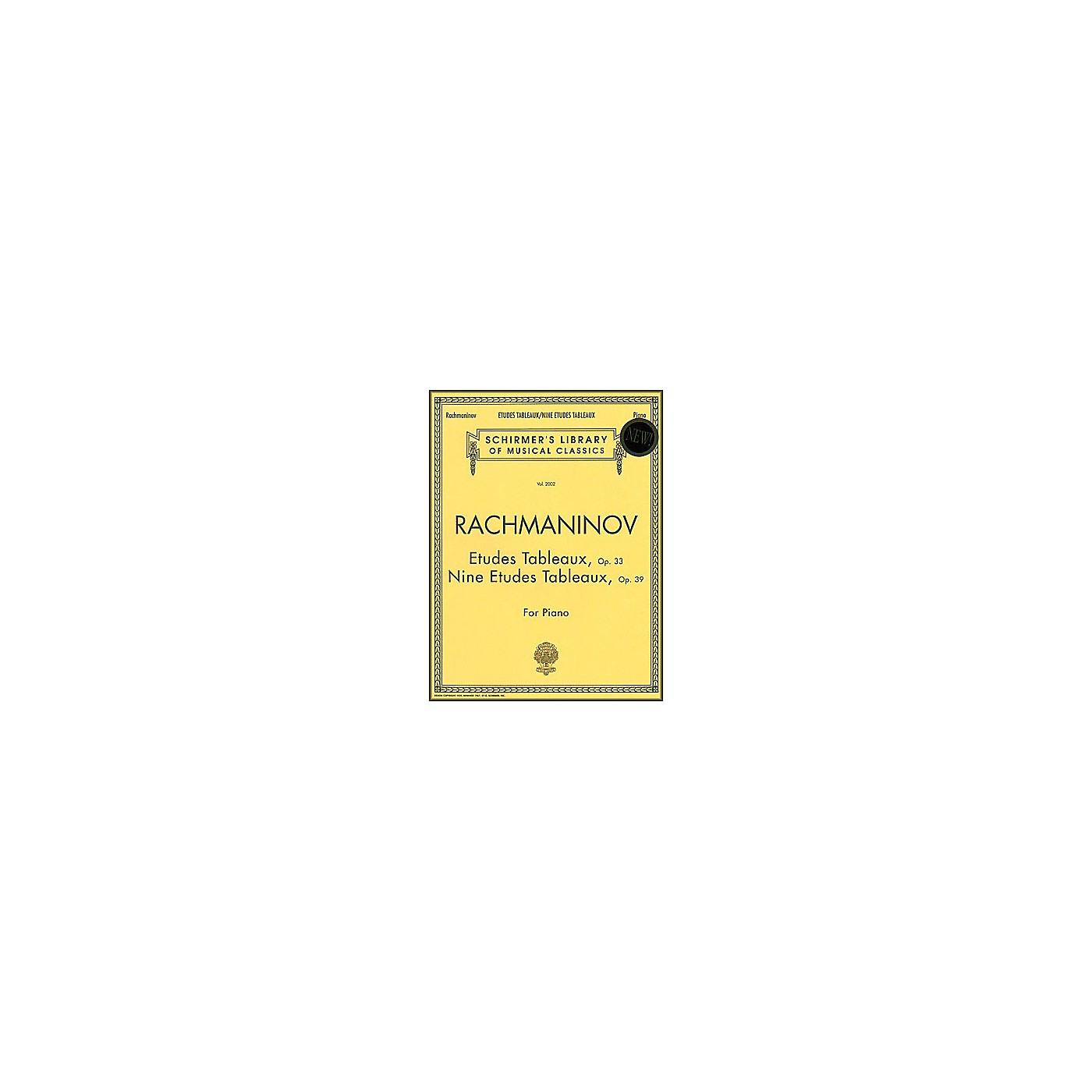 G. Schirmer Etudes Tableaux Op 33 & Op 39 Nine Etudes Tableaux Piano Centennial Edition By Rachmaninoff thumbnail
