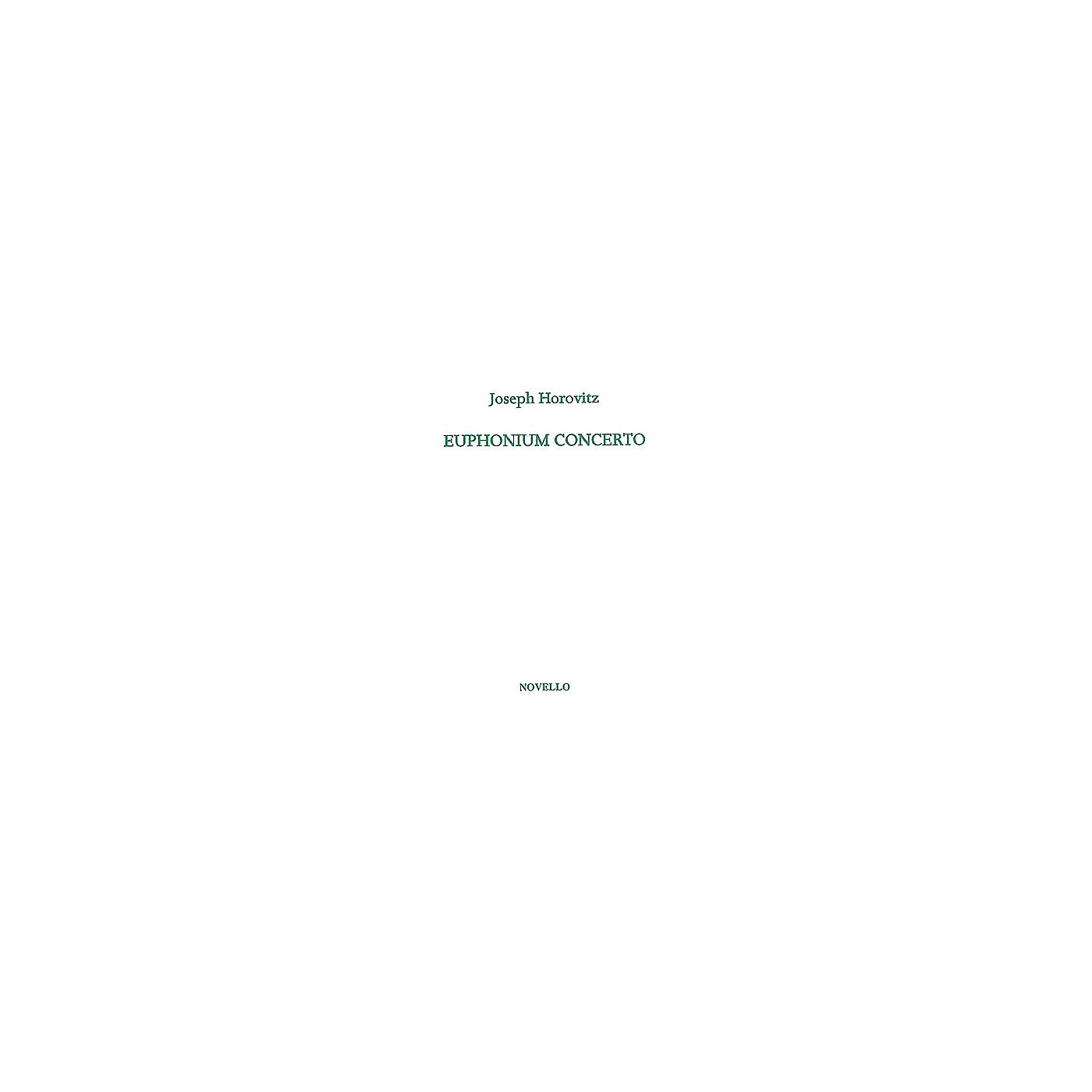 Novello Euphonium Concerto (for Euphonium and Piano) Music Sales America Series Softcover thumbnail