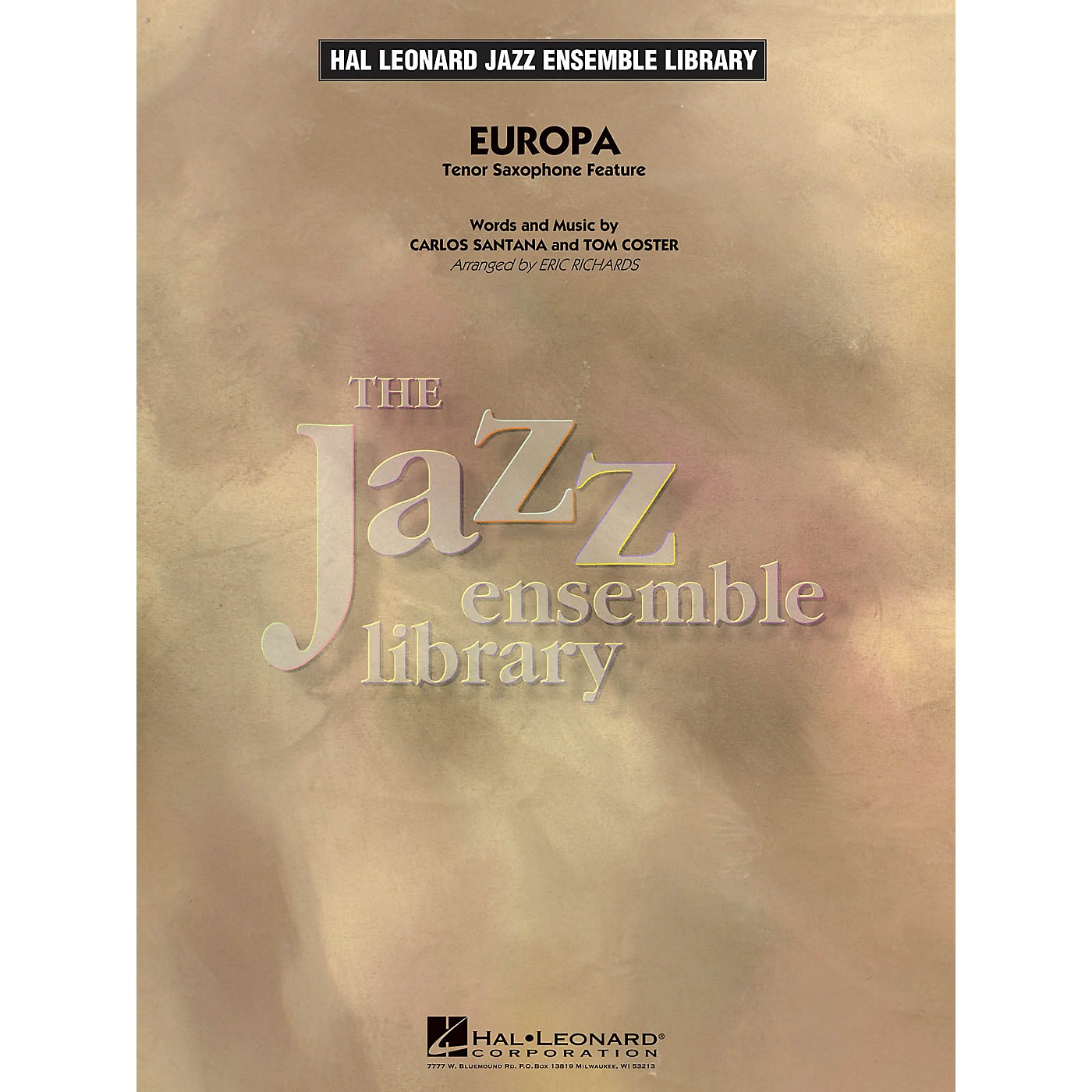 Hal Leonard Europa (Tenor Sax Feature) Jazz Band Level 4 Arranged by Eric Richards thumbnail