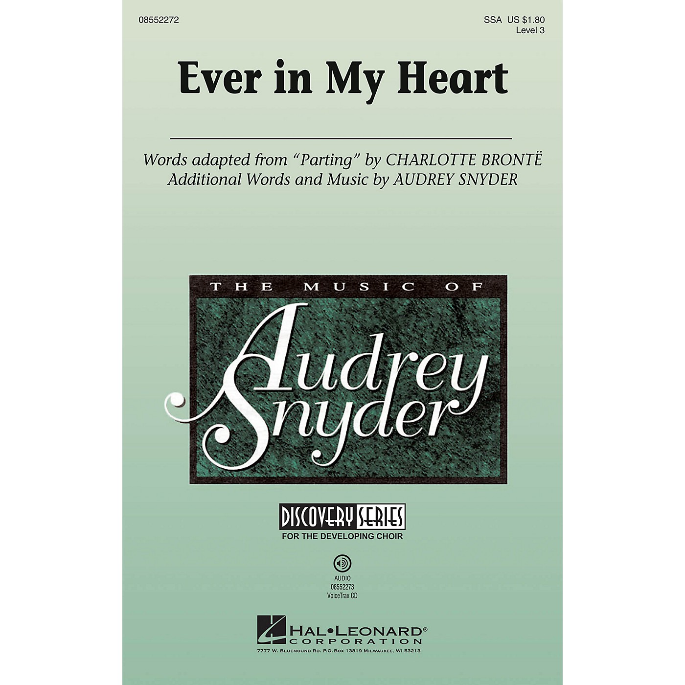 Hal Leonard Ever in My Heart (Discovery Level 3) SSA composed by Audrey Snyder thumbnail