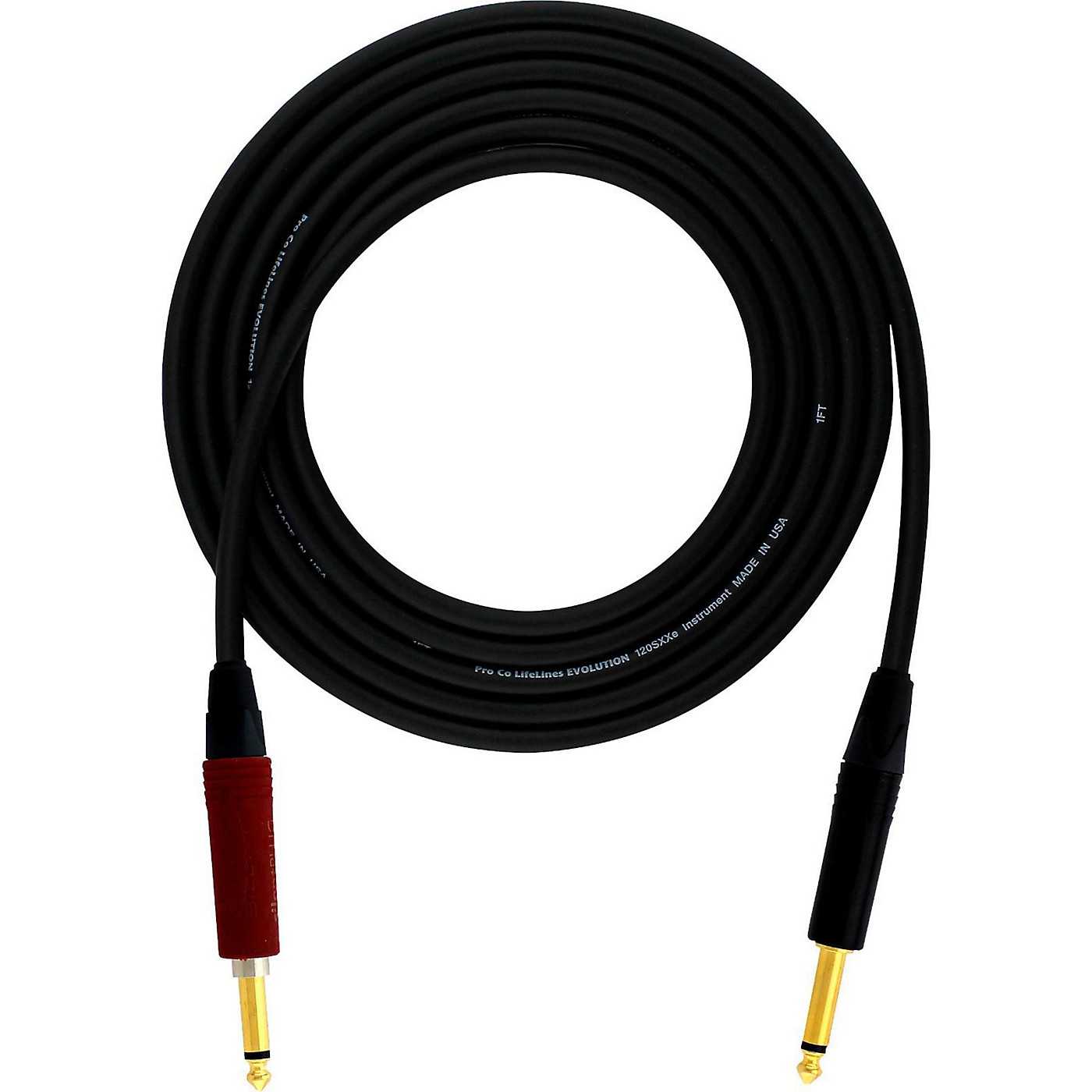 Pro Co Evolution Studio/Stage Silent Straight - Straight Instrument Cable thumbnail