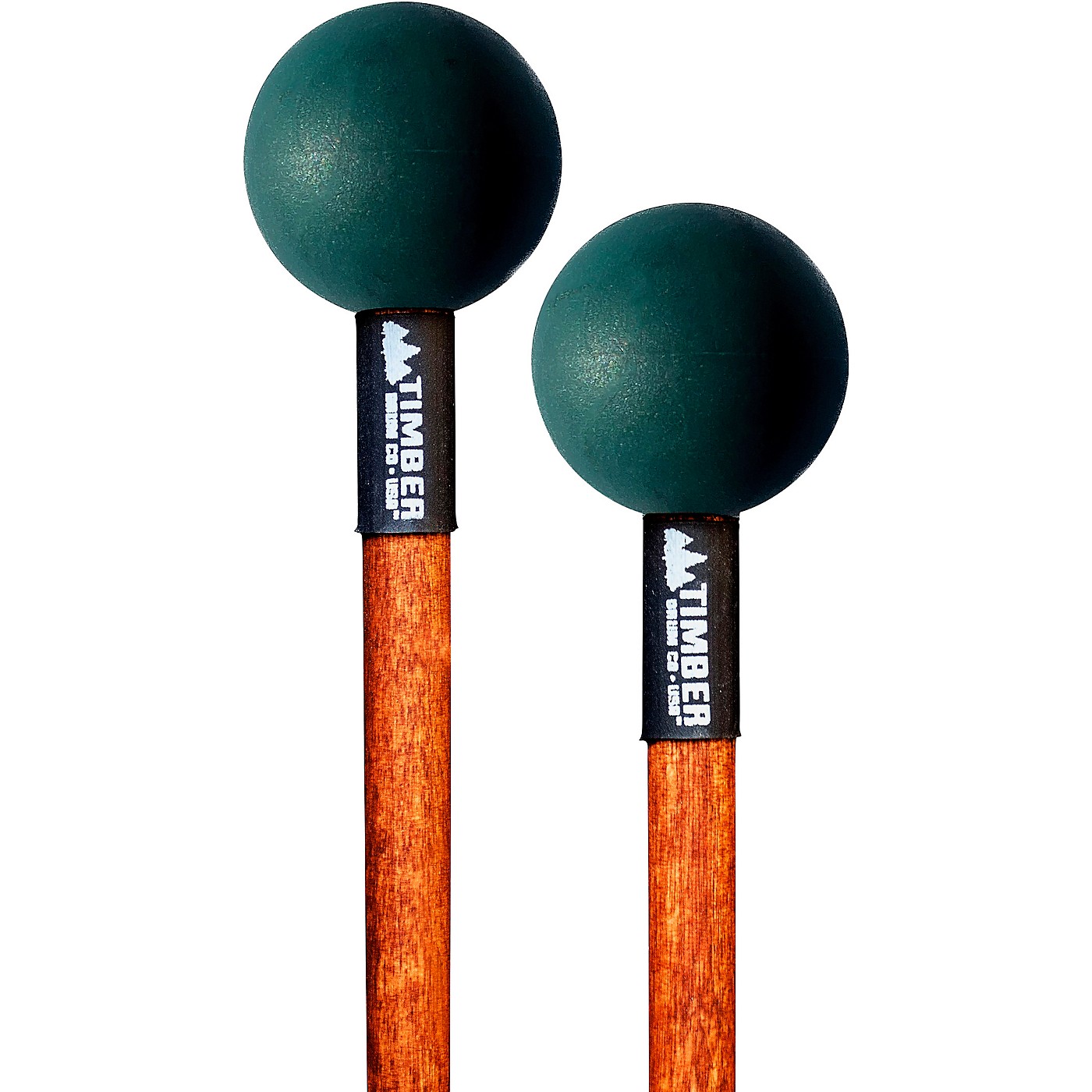Timber Drum Company Extra Hard Rubber Mallets With Solid Hardwood Handles thumbnail