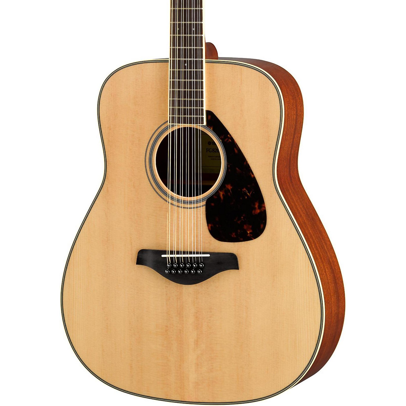 Yamaha FG820-12 Dreadnought 12-String Acoustic Guitar thumbnail