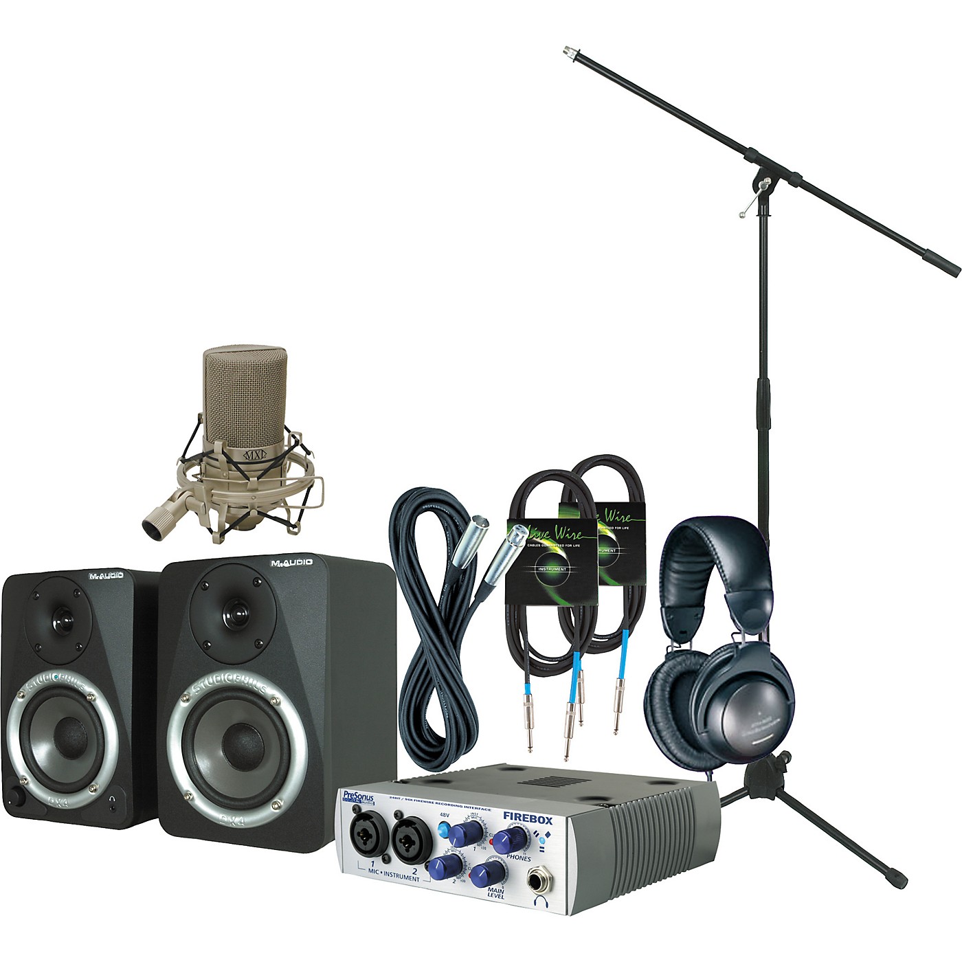 PreSonus FIREBOX Recording Bundle - Woodwind & Brasswind