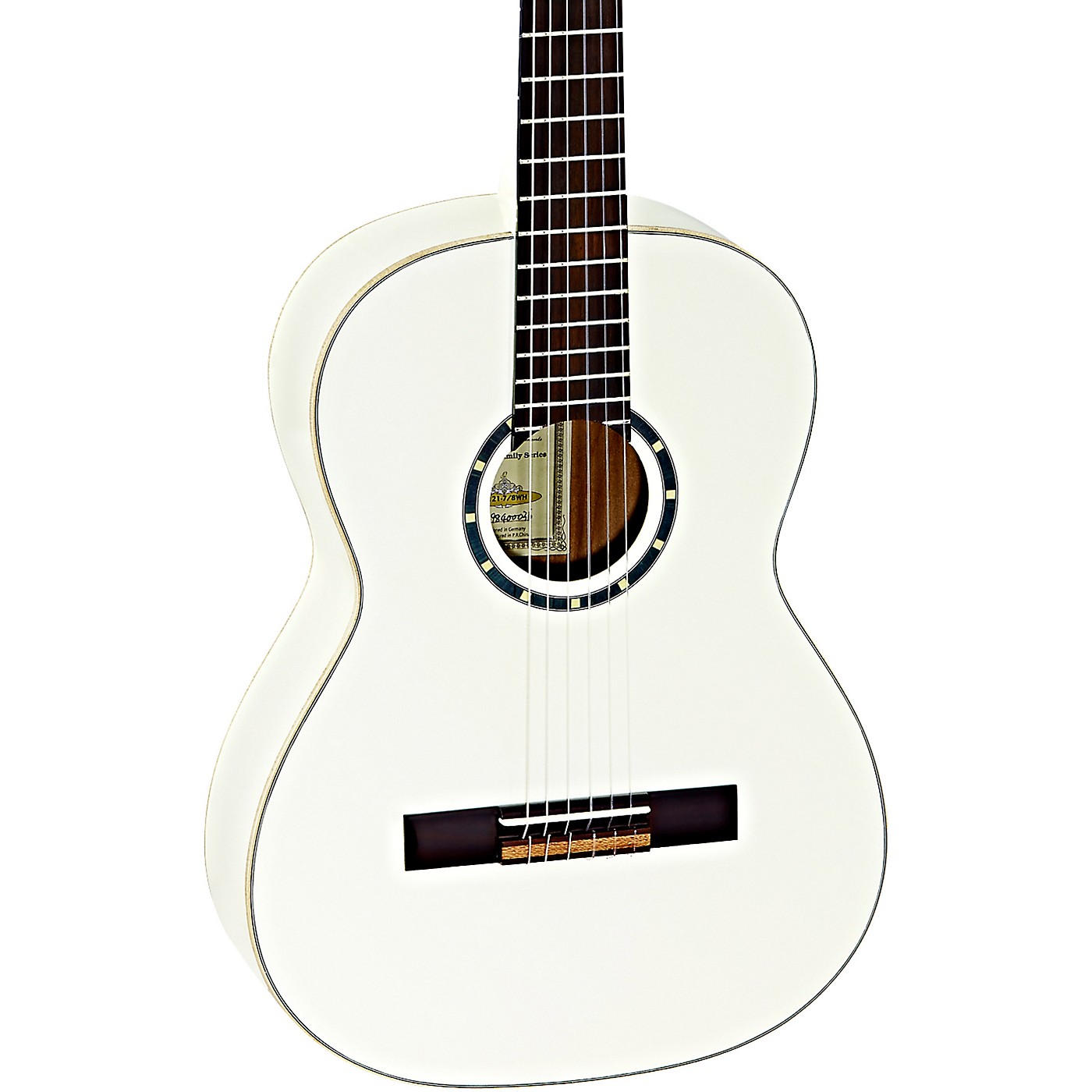 Ortega Family Series R121-7/8WH 7/8 Size Classical Guitar thumbnail