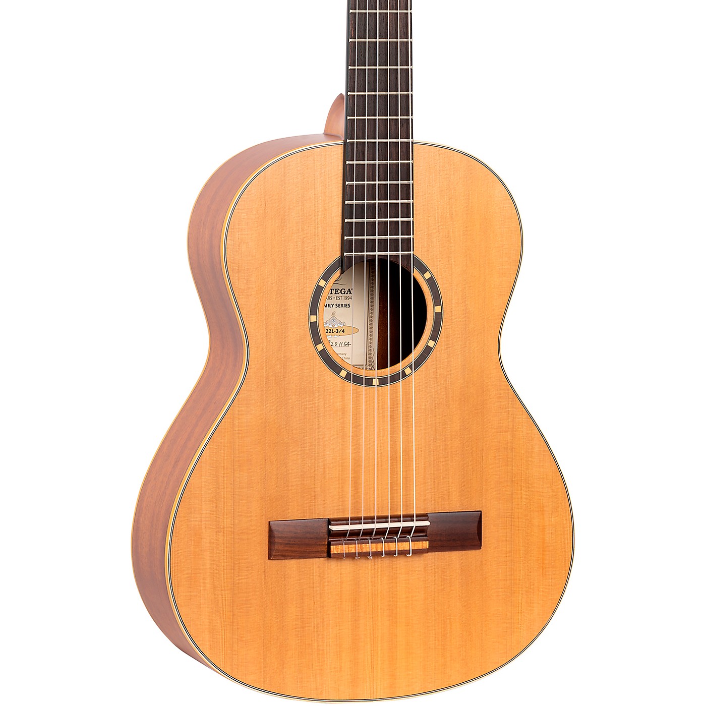 Ortega Family Series R122L-3/4 3/4 Size Left-Handed Classical Guitar thumbnail