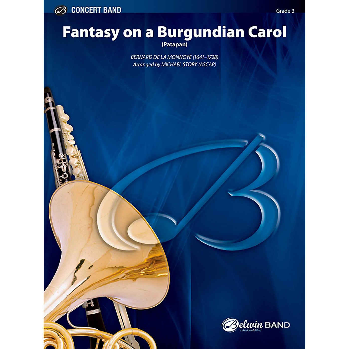 BELWIN Fantasy on a Burgundian Carol Concert Band Grade 3 (Medium Easy) thumbnail