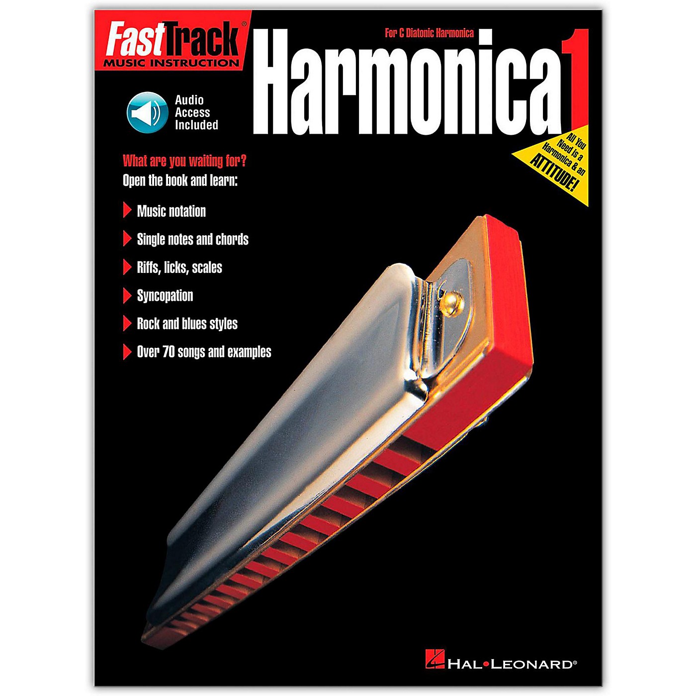Hal Leonard FastTrack Harmonica Method (Book/Online Audio) thumbnail
