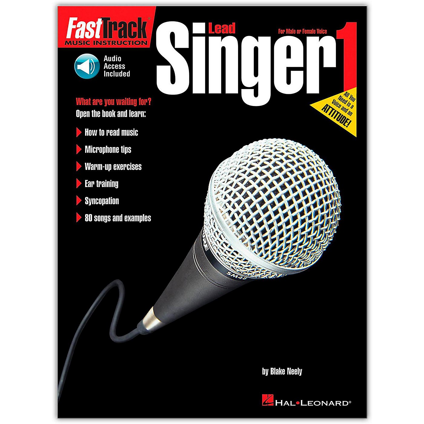 Hal Leonard FastTrack Lead Singer Method - Book 1 (Book/Online Audio) thumbnail