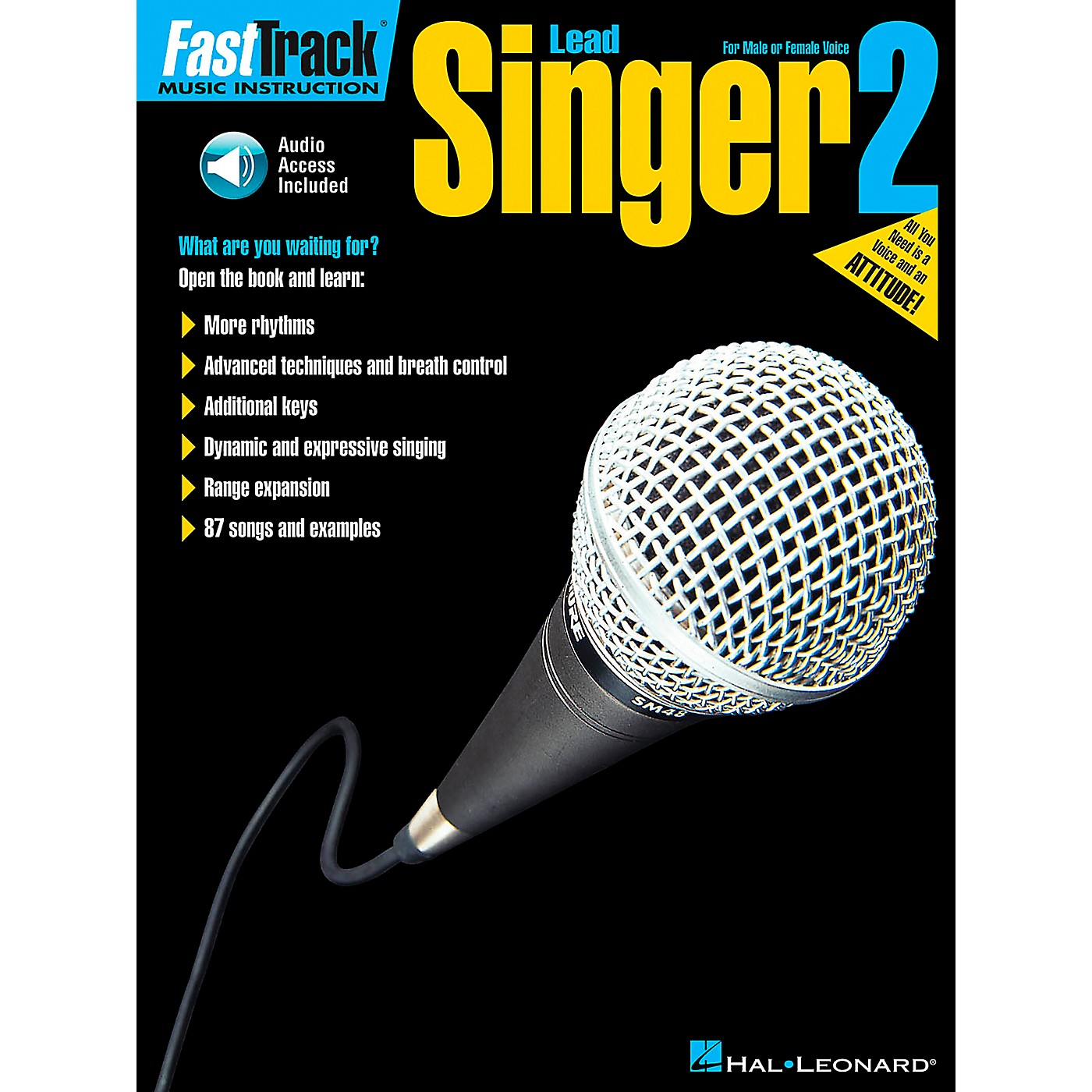 Hal Leonard FastTrack Lead Singer Method Book 2 Book/CD thumbnail