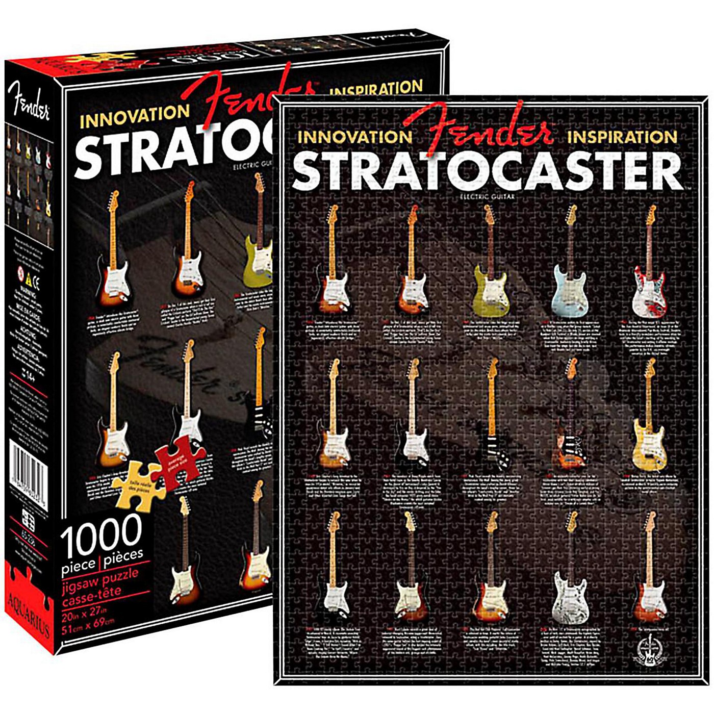 Hal Leonard Fender Stratocaster 1000-Piece Jigsaw Puzzle thumbnail