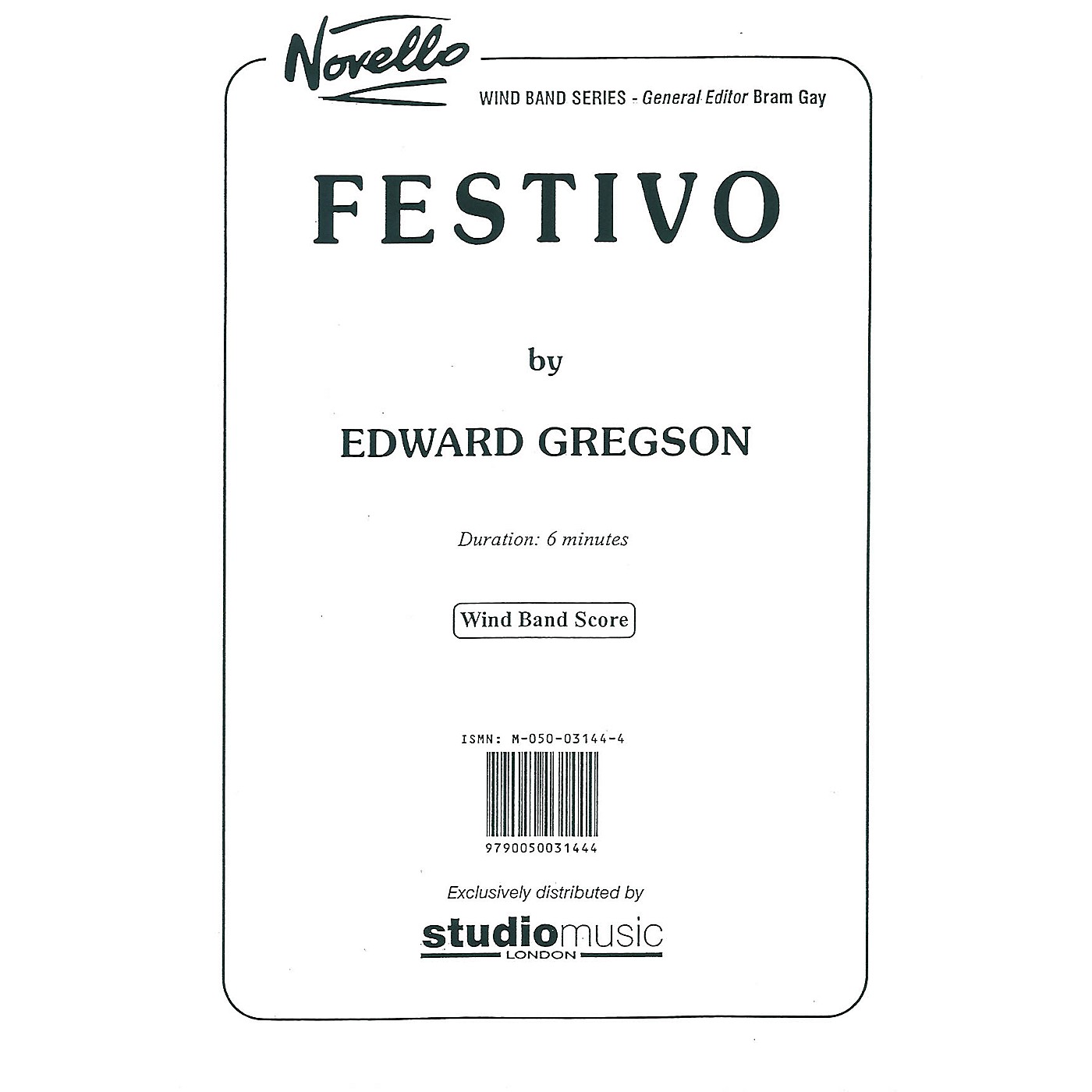Studio Music London Festivo Concert Band Composed by Edward Gregson thumbnail