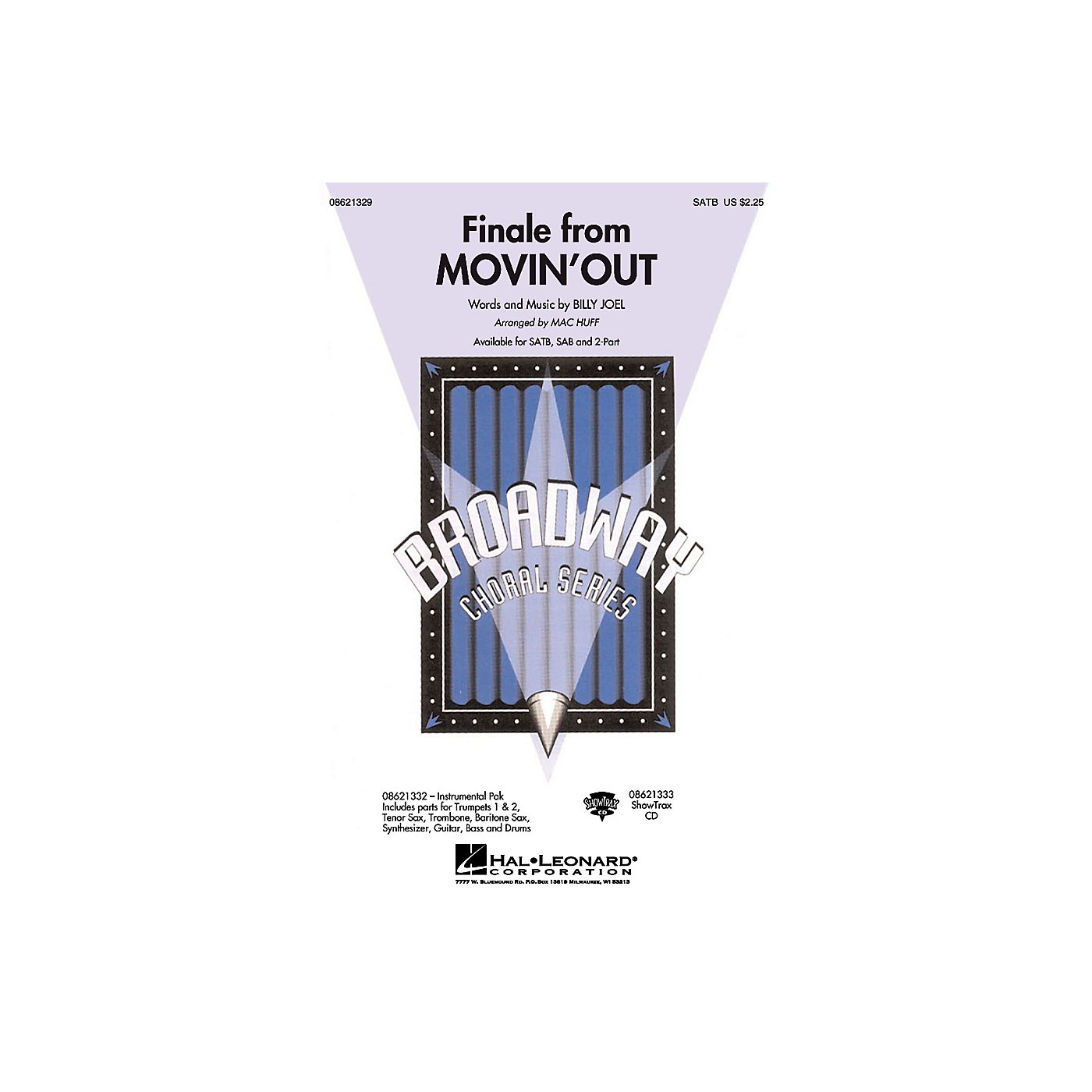 Hal Leonard Finale from Movin' Out ShowTrax CD Arranged by Mac Huff thumbnail