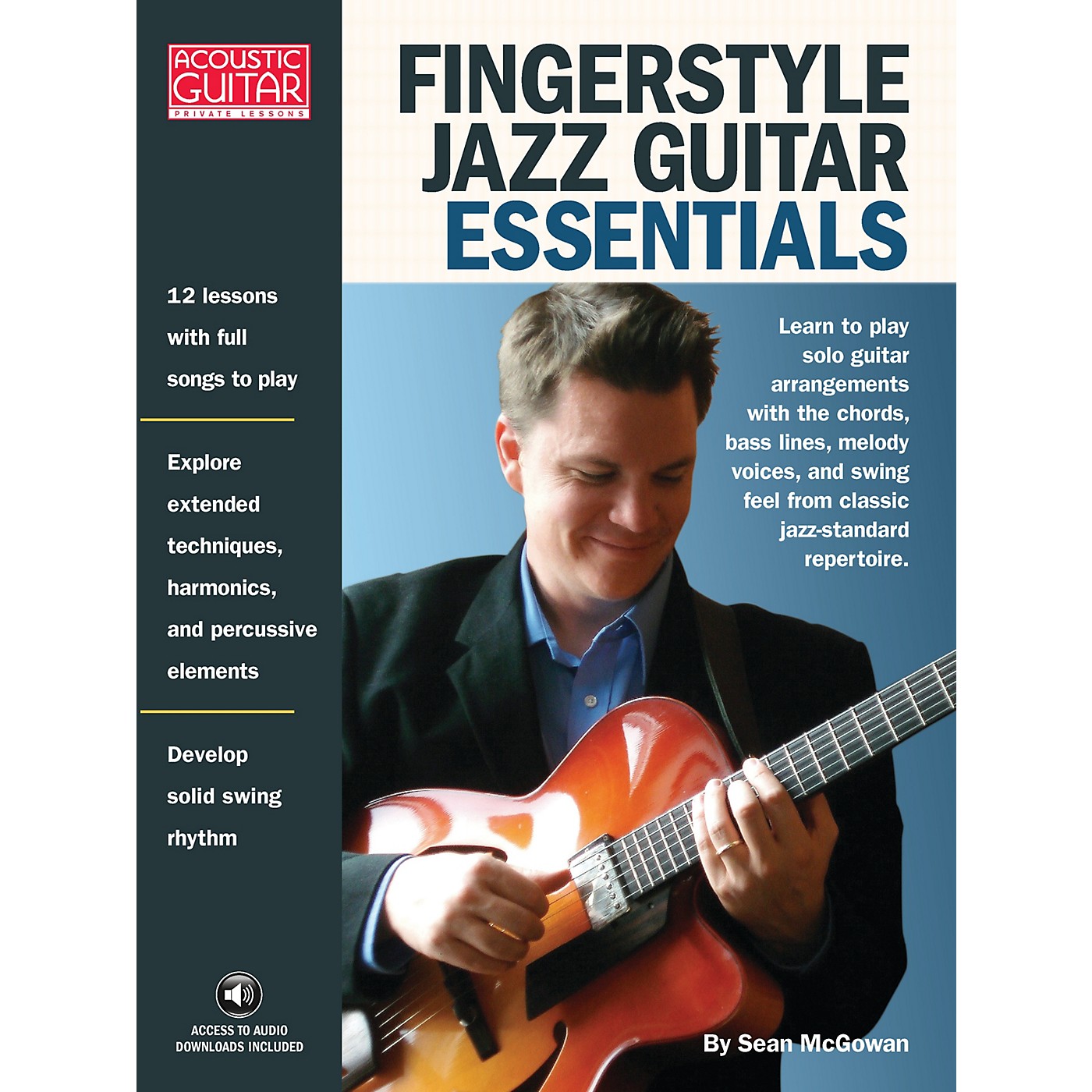 String Letter Publishing Fingerstyle Jazz Guitar Essentials String Letter Publishing Series Softcover Written by Sean McGowan thumbnail