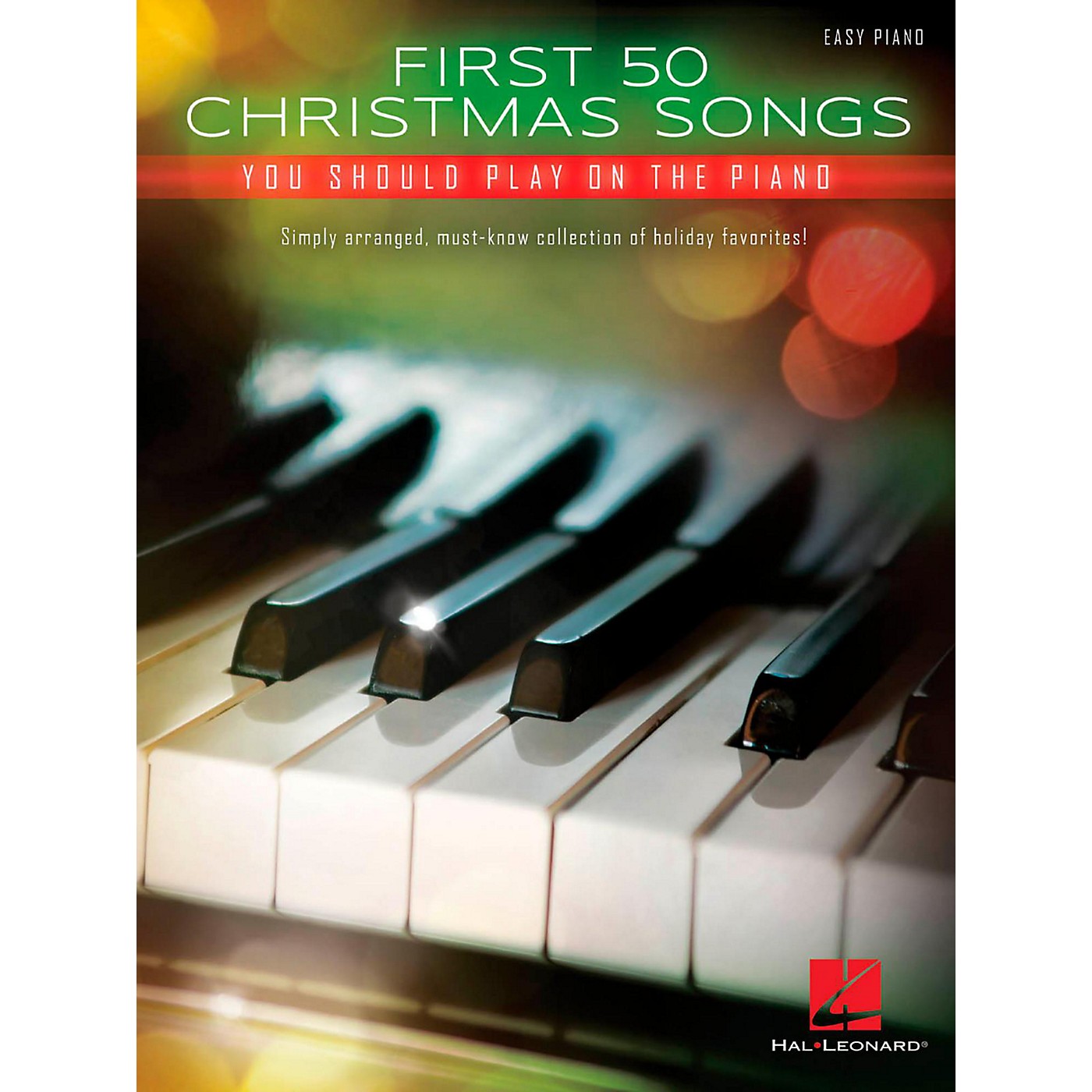 Hal Leonard First 50 Christmas Songs You Should Play on the Piano - Easy Piano thumbnail