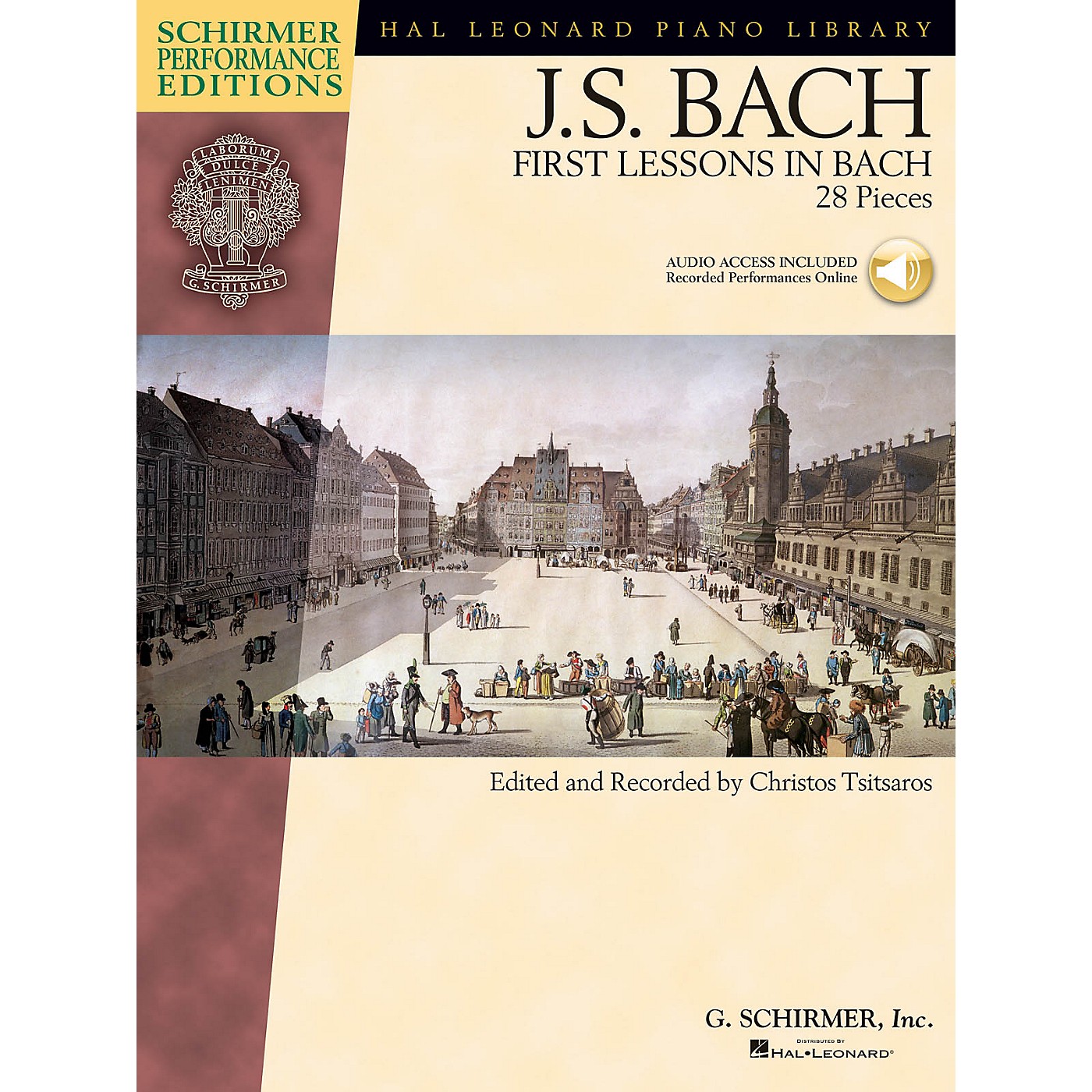 G. Schirmer First Lessons in Bach (28 Pieces) Schirmer Performance Editions Book/Audio Online (Elem to Intermediate) thumbnail
