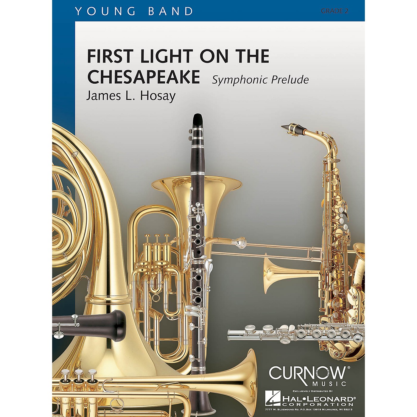 Curnow Music First Light on the Chesapeake (Grade 2 - Score and Parts) Concert Band Level 2 Composed by James L. Hosay thumbnail