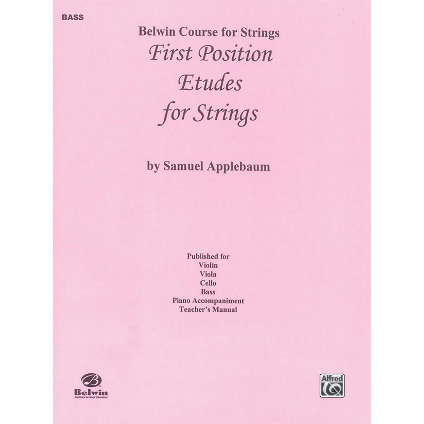 BELWIN First Position Etudes for Strings Bass thumbnail