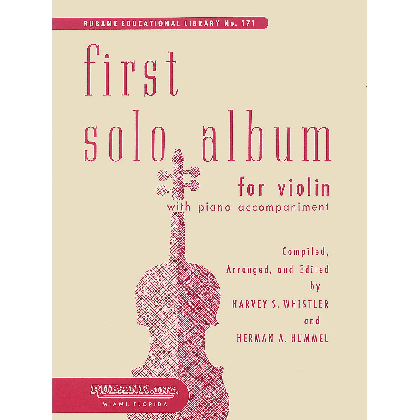 Rubank Publications First Solo Album for Violin Rubank Solo Collection Series Arranged by Harvey S. Whistler thumbnail