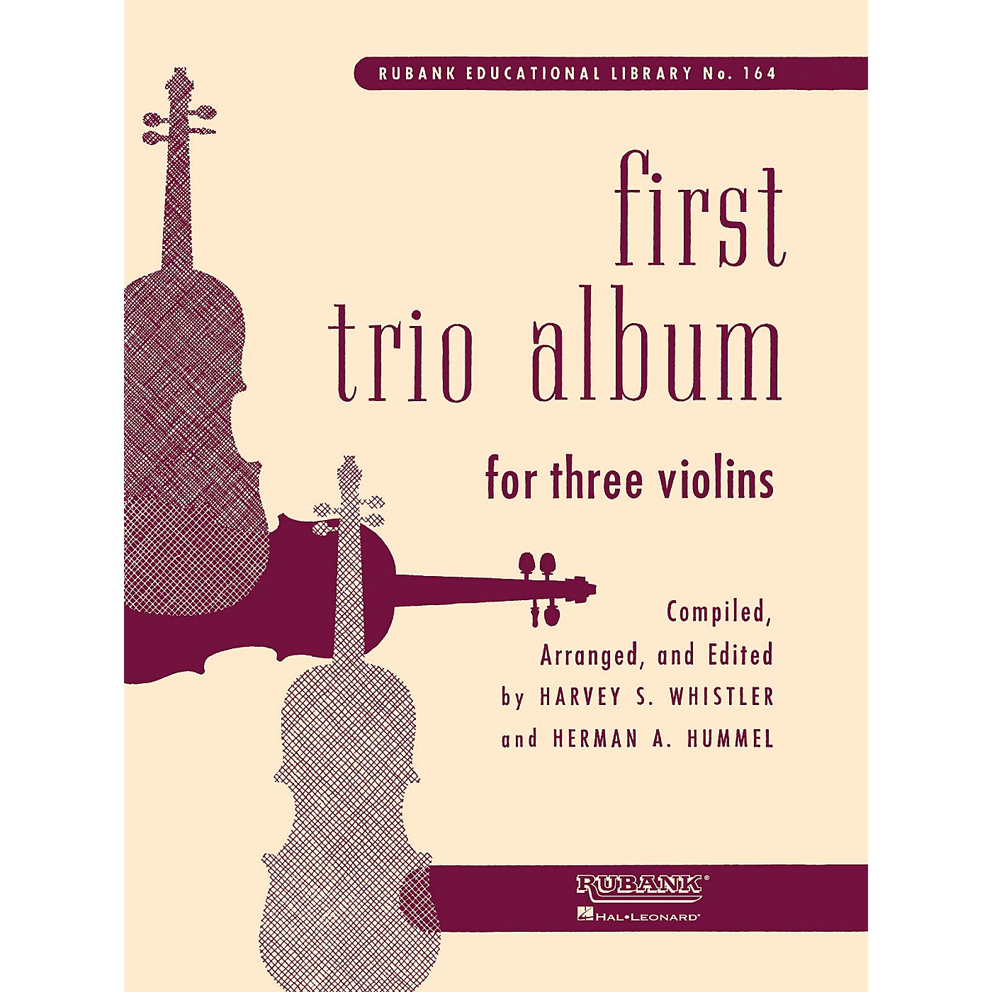 Rubank Publications First Trio Album for Three Violins Ensemble Collection Series Arranged by Harvey S. Whistler thumbnail