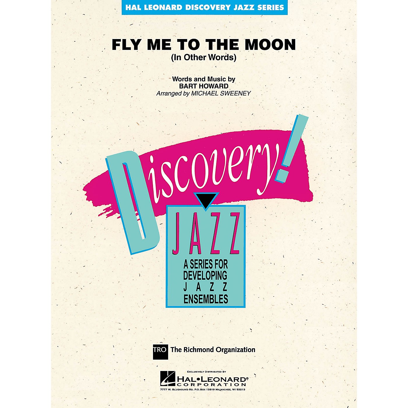 Hal Leonard Fly Me to the Moon Jazz Band Level 1 Arranged by Michael Sweeney thumbnail