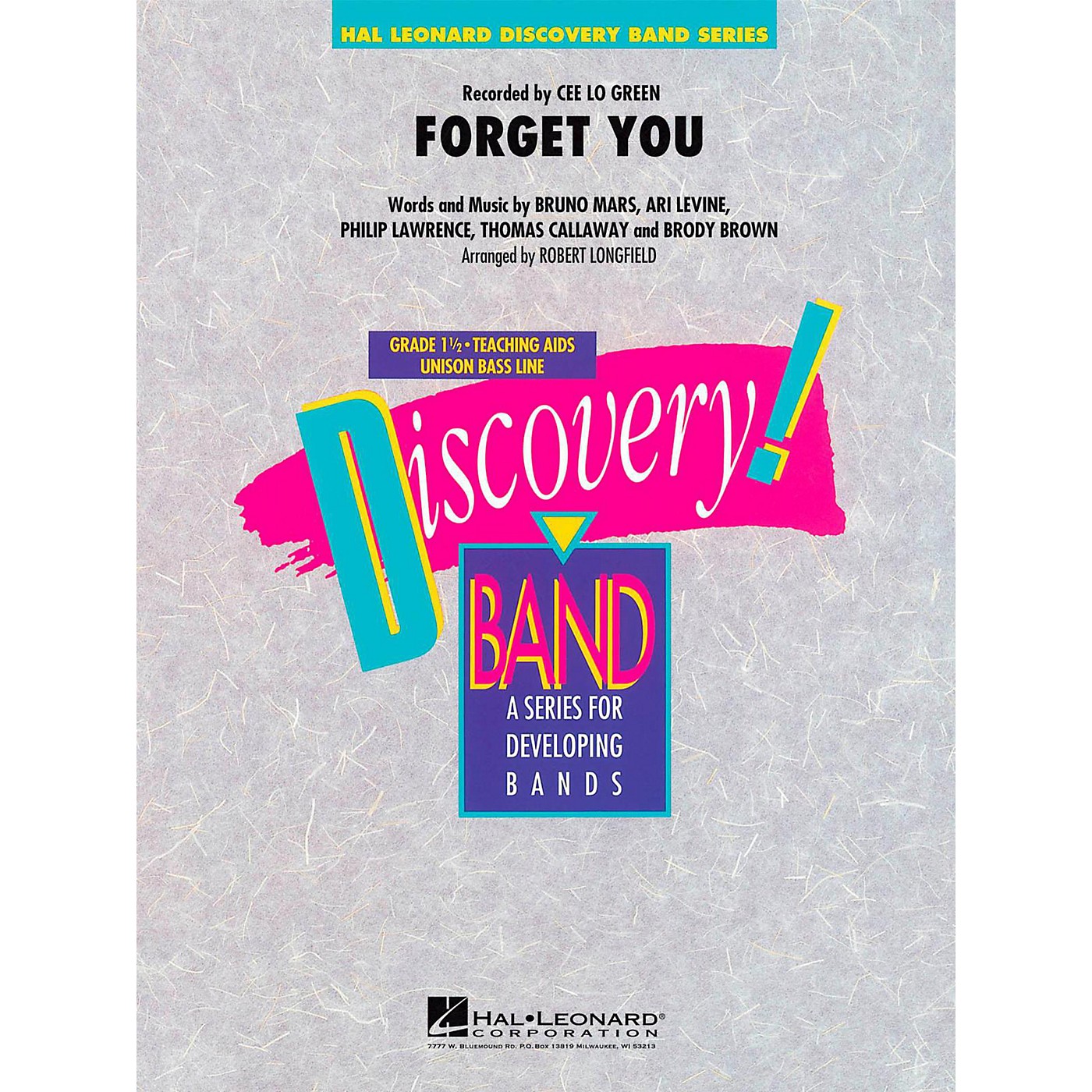 Hal Leonard Forget You  - Discovery Concert Band Level 1 thumbnail