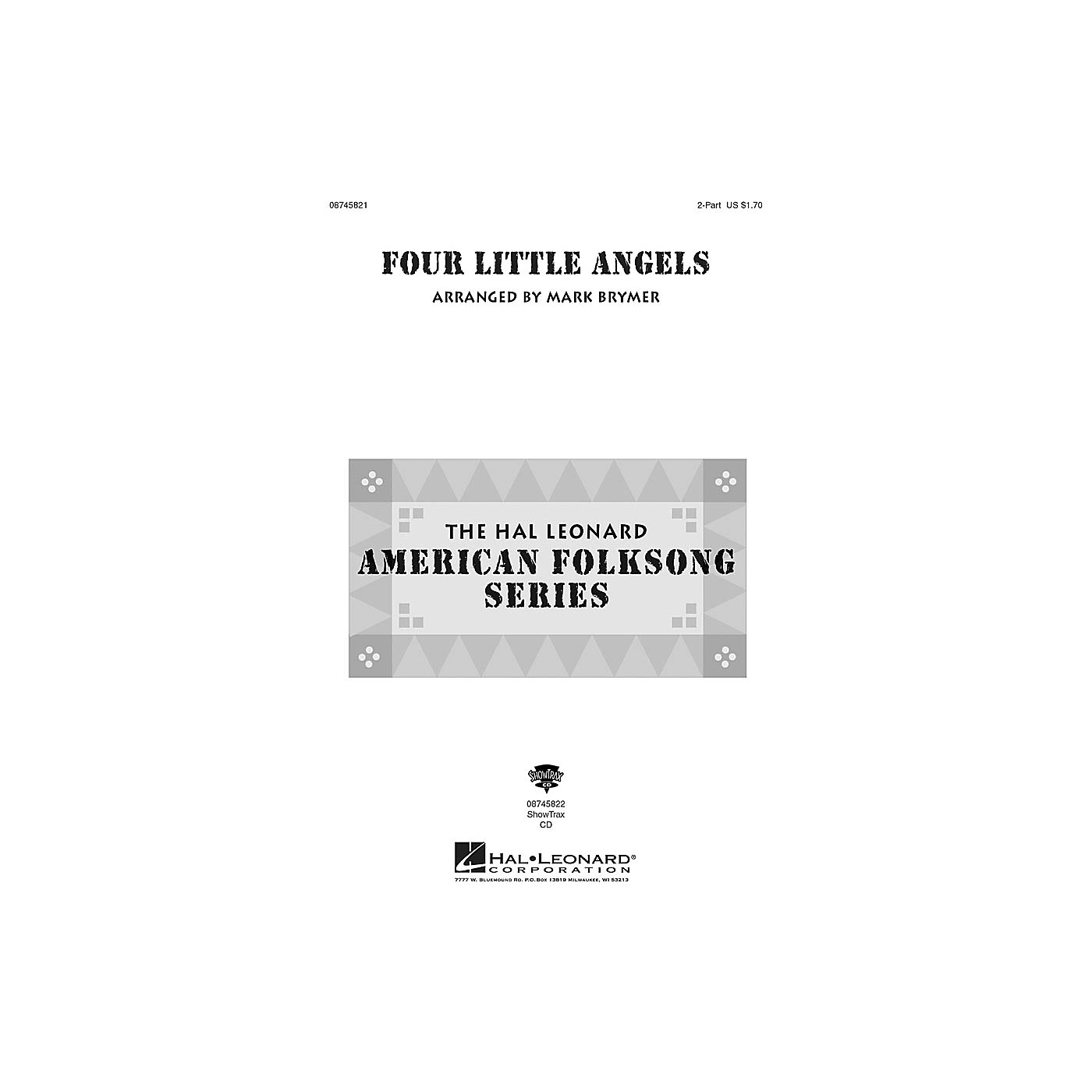 Hal Leonard Four Little Angels 2-Part arranged by Mark Brymer thumbnail