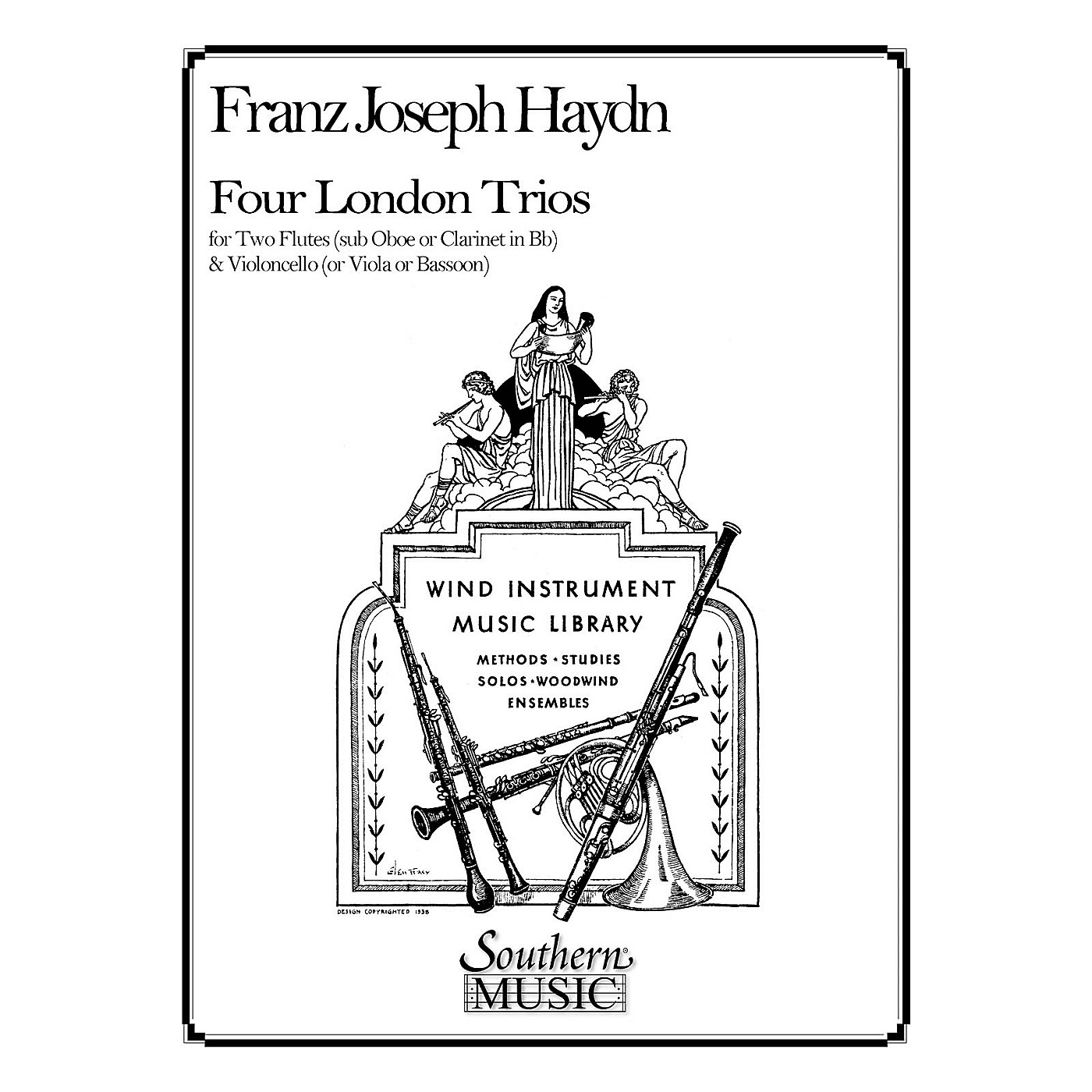 Southern Four London Trios Southern Music Series by Franz Joseph Haydn Arranged by Louis Moyse thumbnail