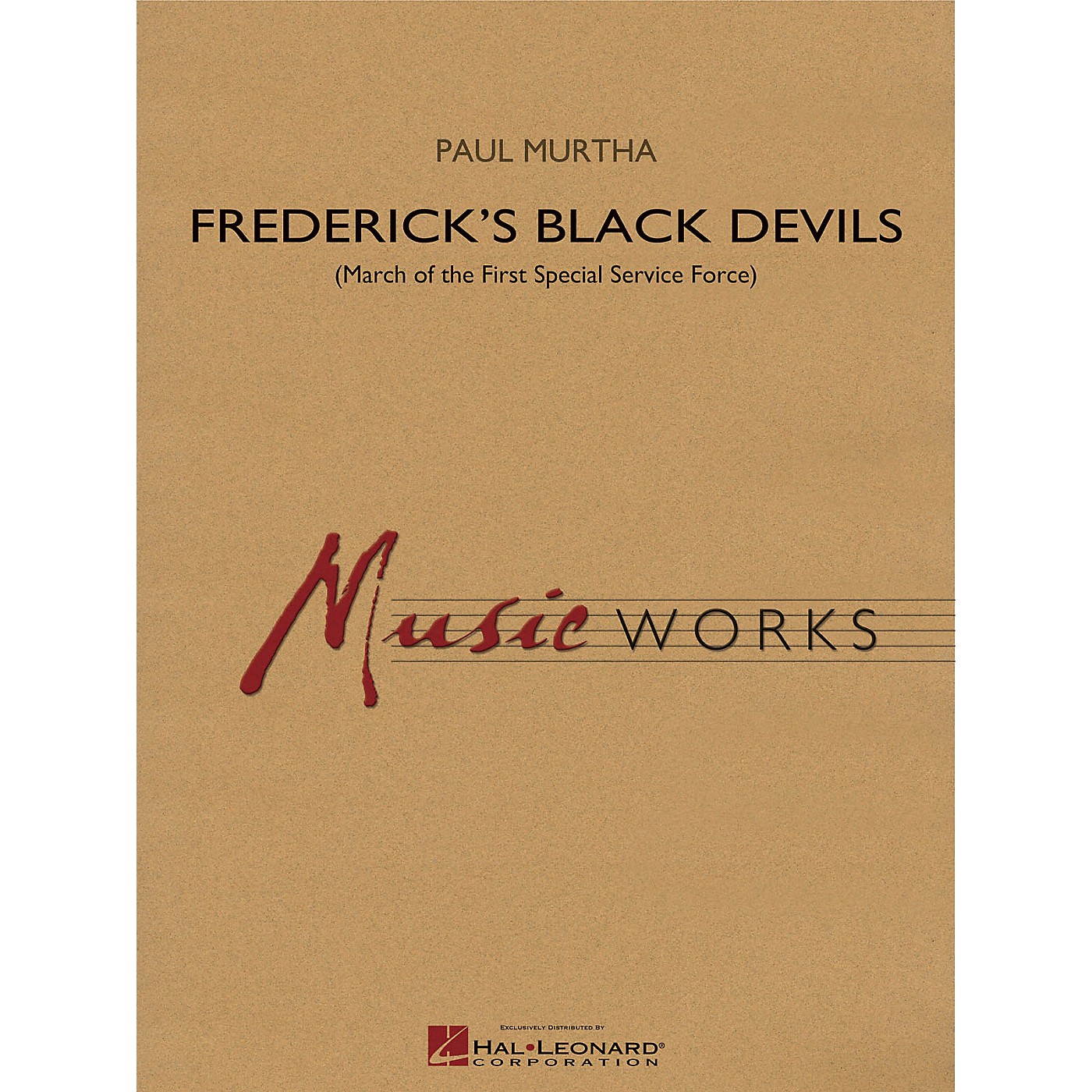 Hal Leonard Frederick's Black Devils (March of the First Special Service Force) Concert Band Level 4 by Paul Murtha thumbnail
