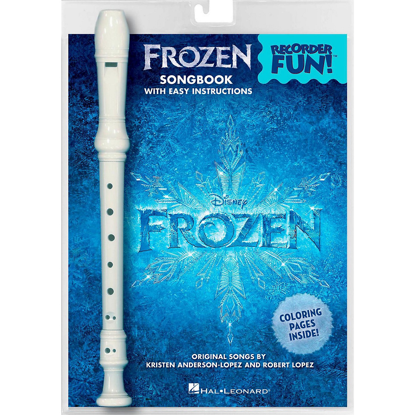 Hal Leonard Frozen - Recorder Fun! Pack with Songbook and Instrument thumbnail