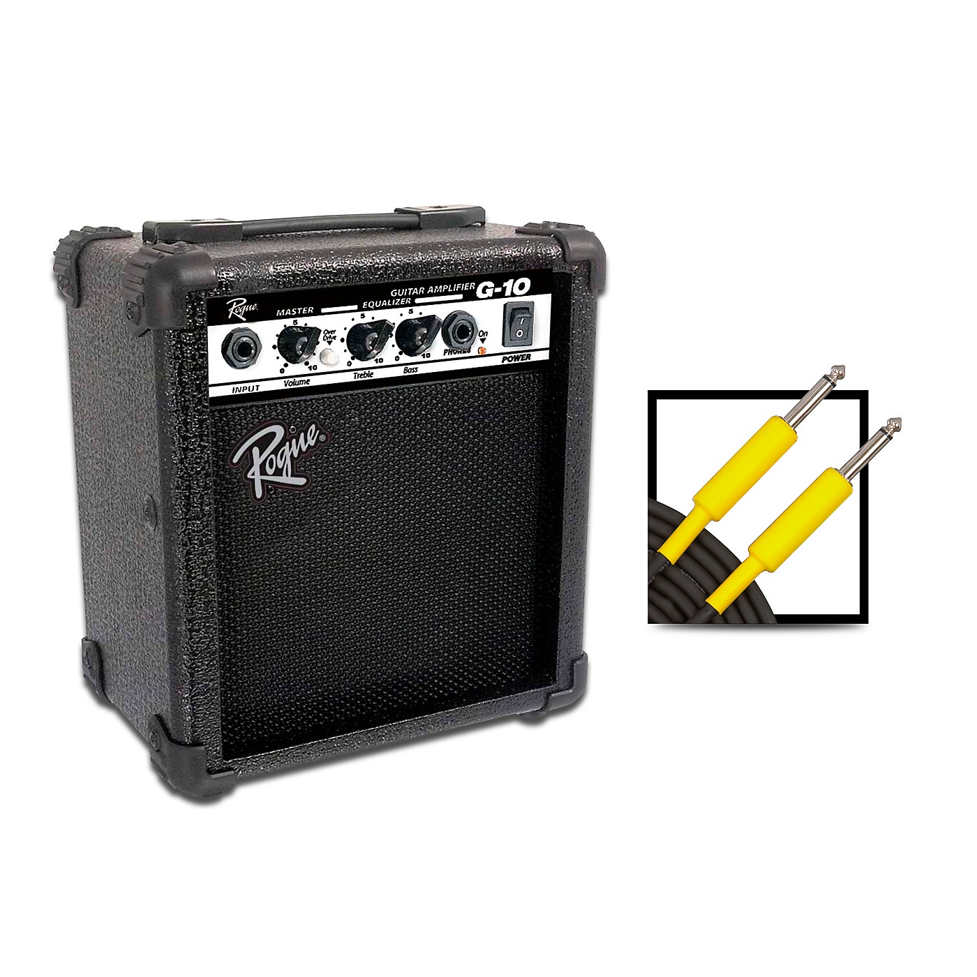 Rogue G-10 10W 1x5 Guitar Combo Amp With 20' Instrument Cable thumbnail