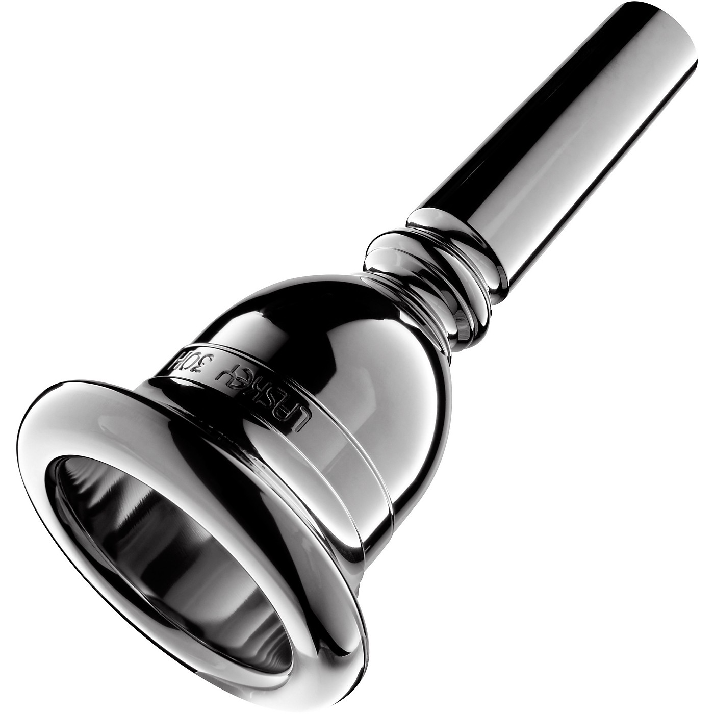 Laskey G Series Classic European Shank Tuba Mouthpiece in Silver thumbnail