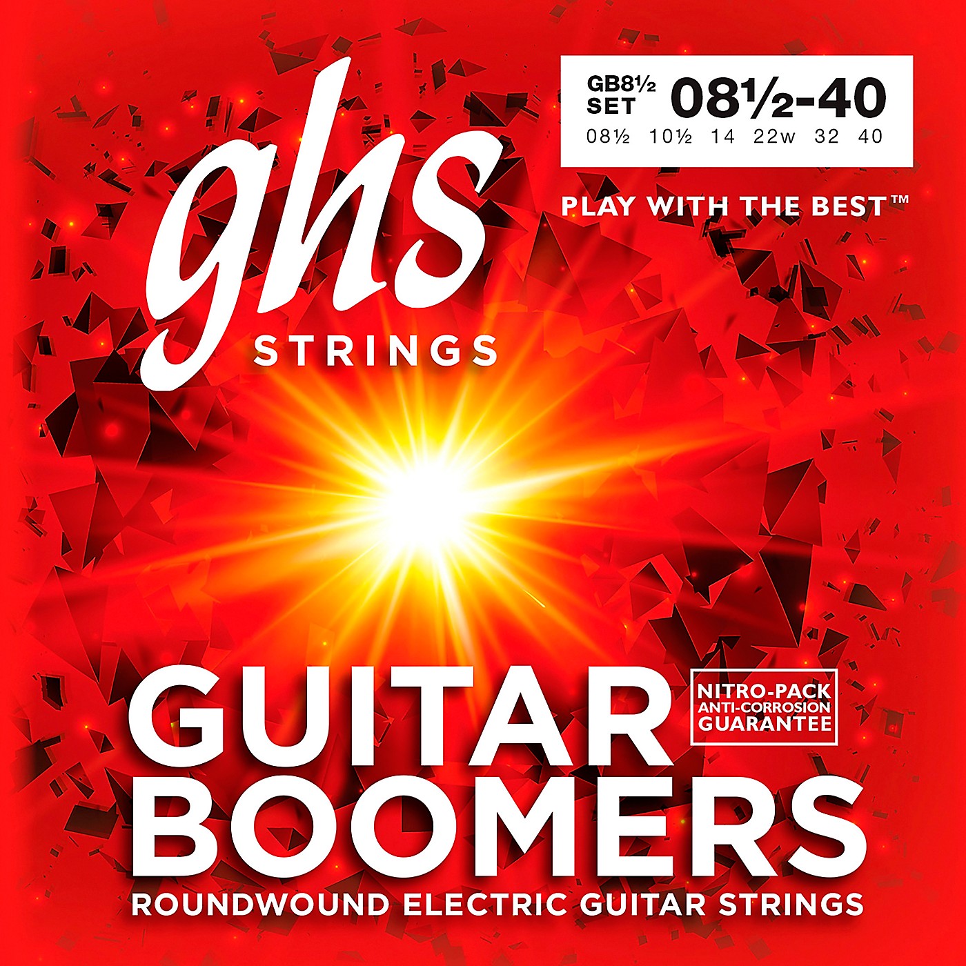 GHS GB8 1/2 Boomers Ultra Light+ Electric Guitar Strings thumbnail