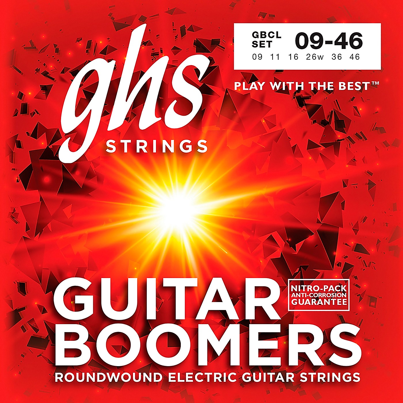 GHS GBCL Boomers Custom Light Electric Guitar Strings thumbnail