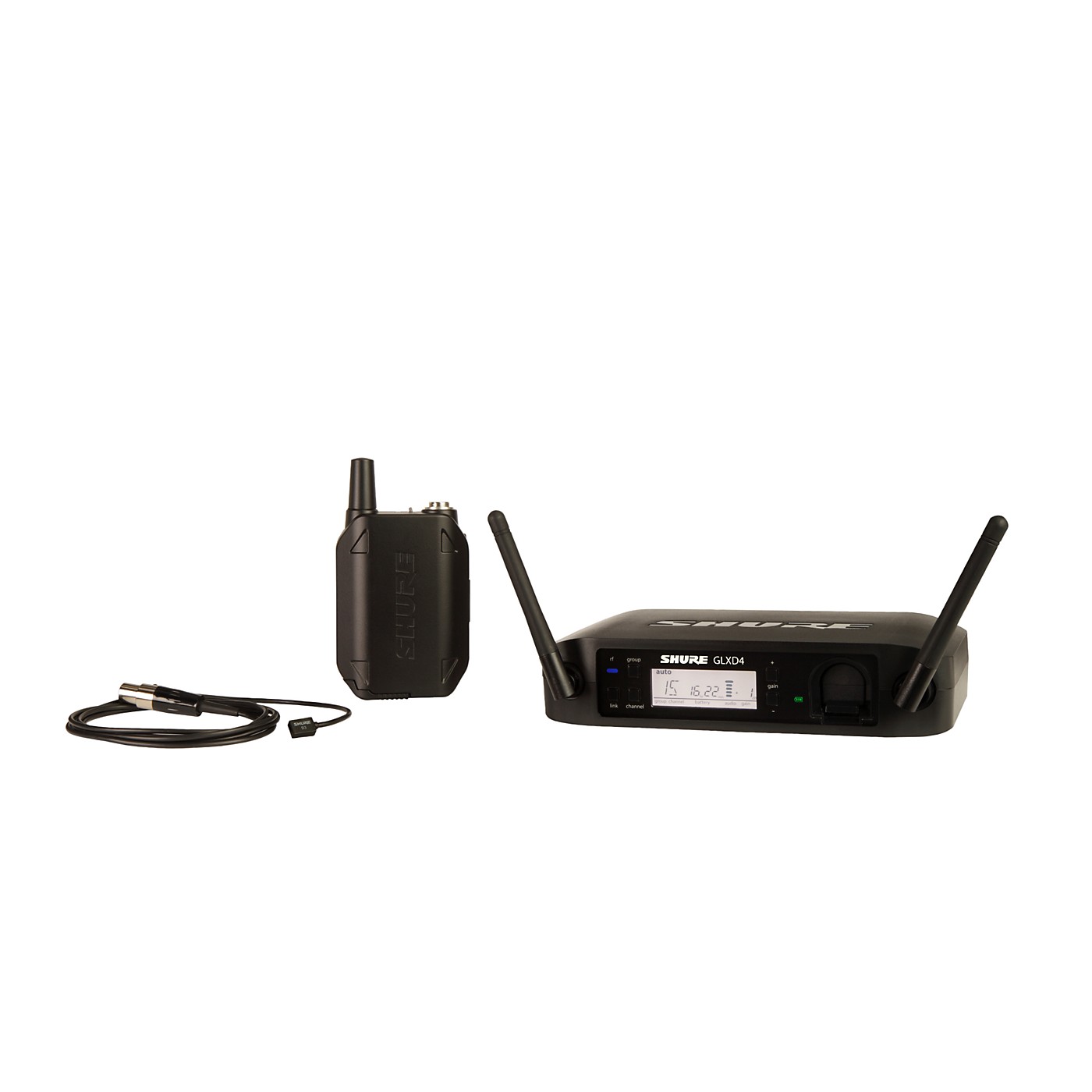 Shure GLX-D Wireless Vocal System with WL93 Lavalier Mic thumbnail