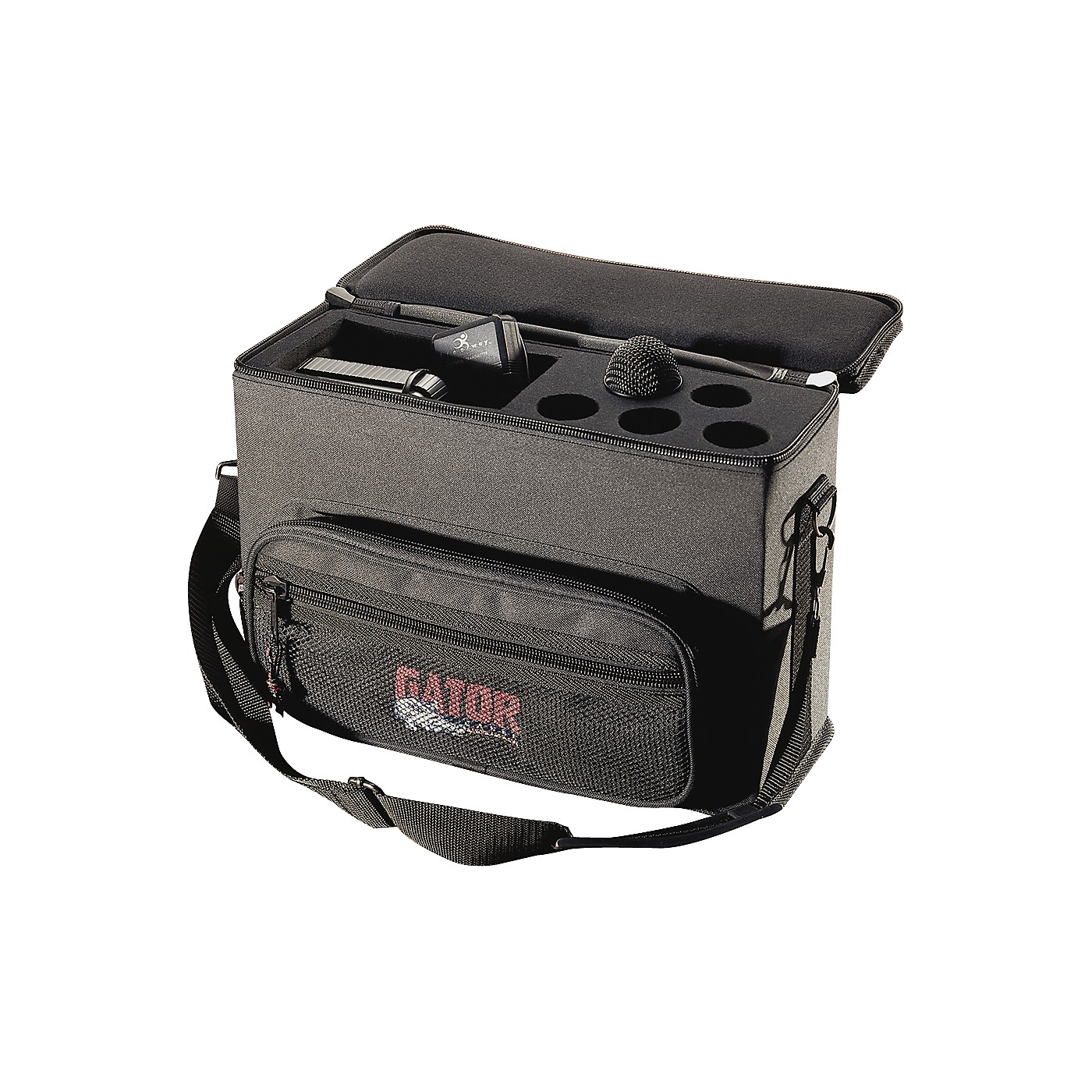 Gator GM Padded Gig Bag for Microphones 5B Woodwind & Brasswind