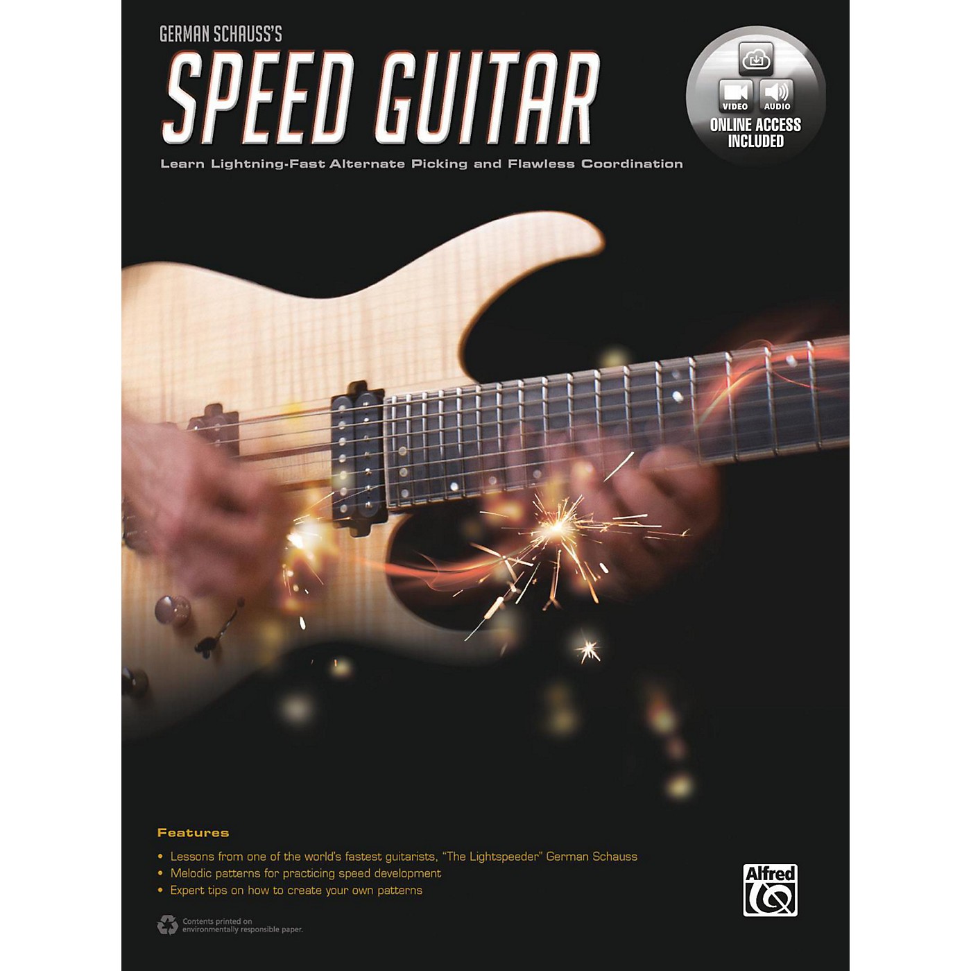 Alfred German Schauss's Speed Guitar Book & Online Audio & Video thumbnail