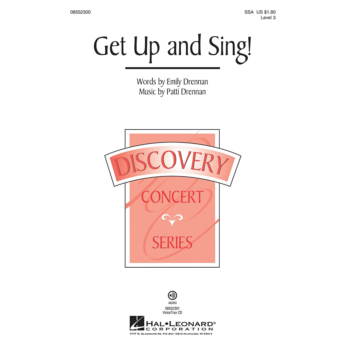 Hal Leonard Get Up and Sing! (Discovery Level 3) SSA arranged by Patti Drennan thumbnail